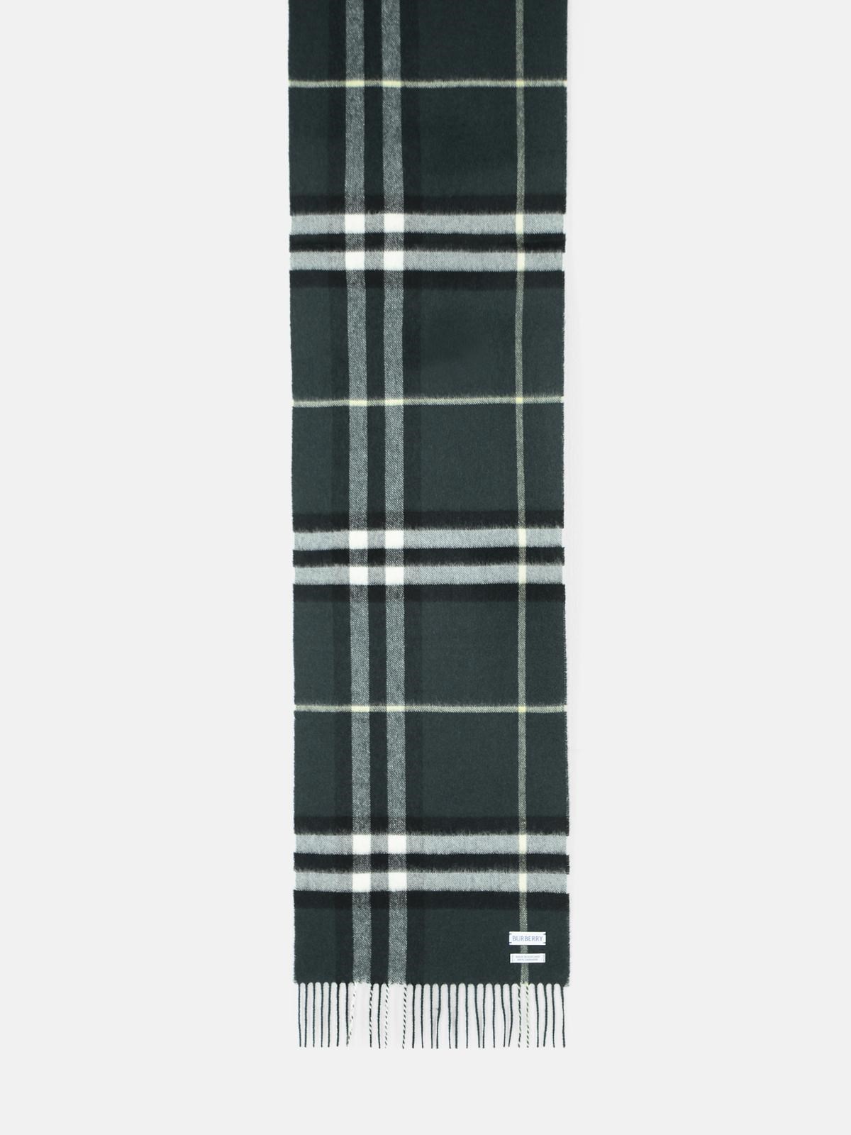 Burberry BURBERRY Green Cashmere Scarf　BURBERRY グリーン カシミア スカーフ
