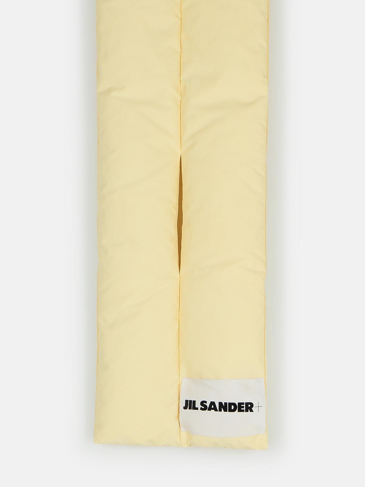 Jil Sander Ivory Polyester Scarf
