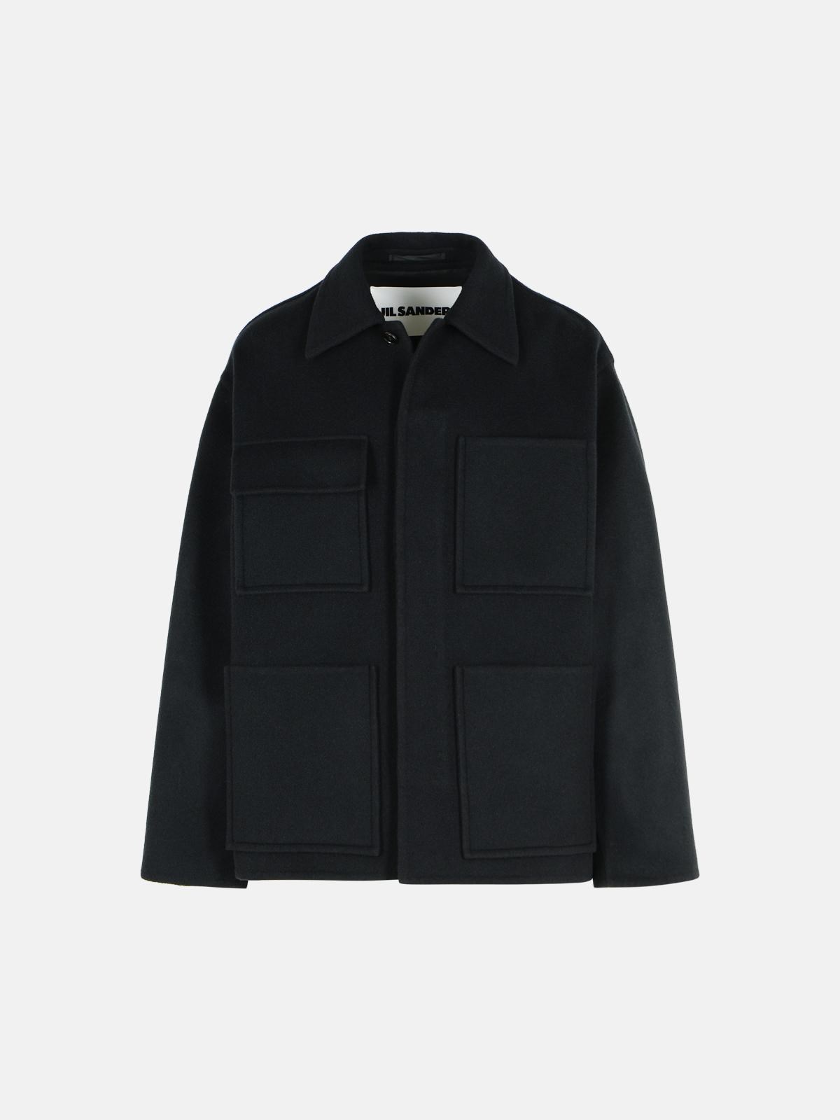 JIL SANDER Black Cashmere Jacket