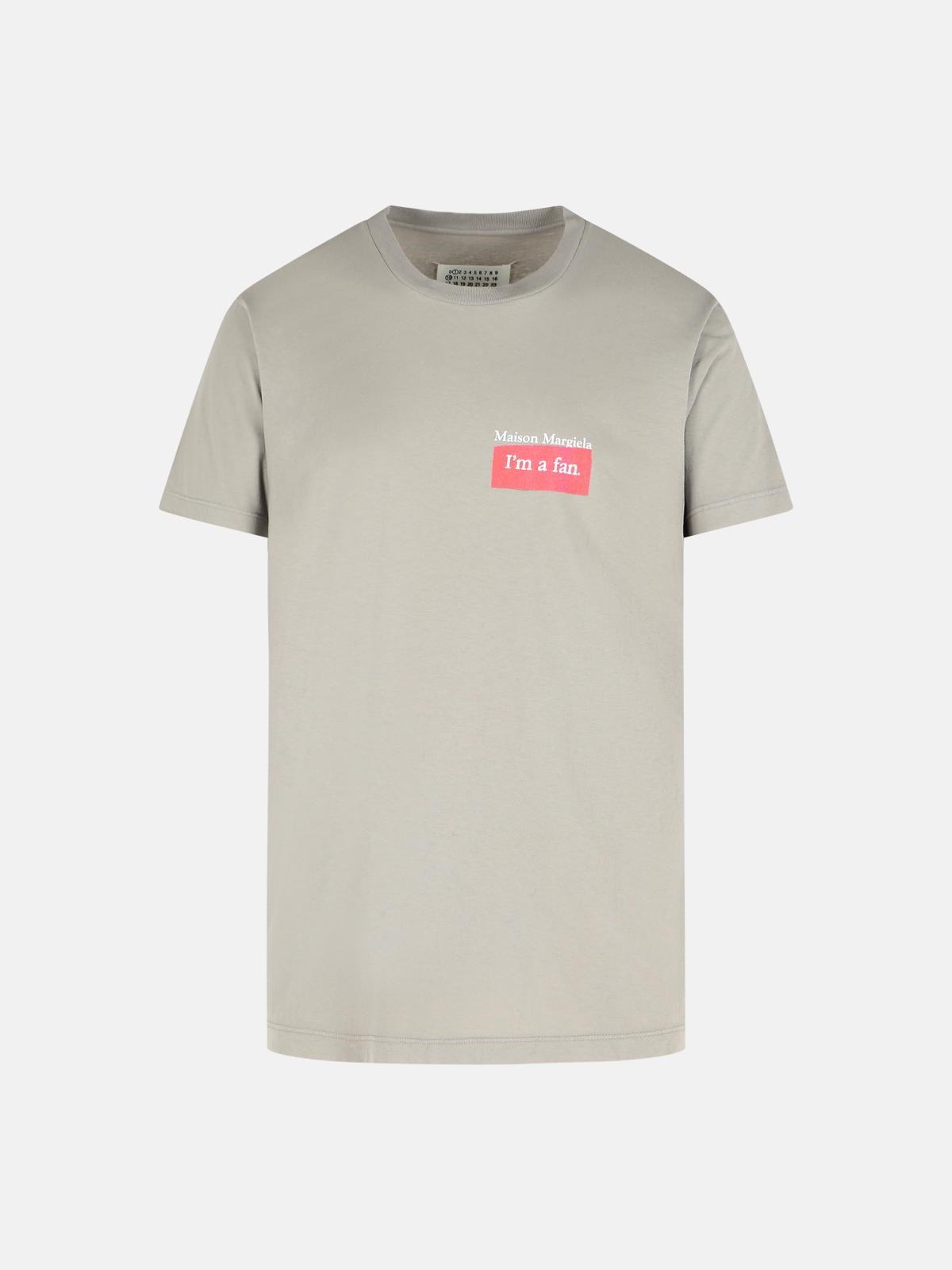 Maison Margiela MAISON MARGIELA Gray Cotton T-Shirt　MAISON MARGIELA グレー コットン T シャツ