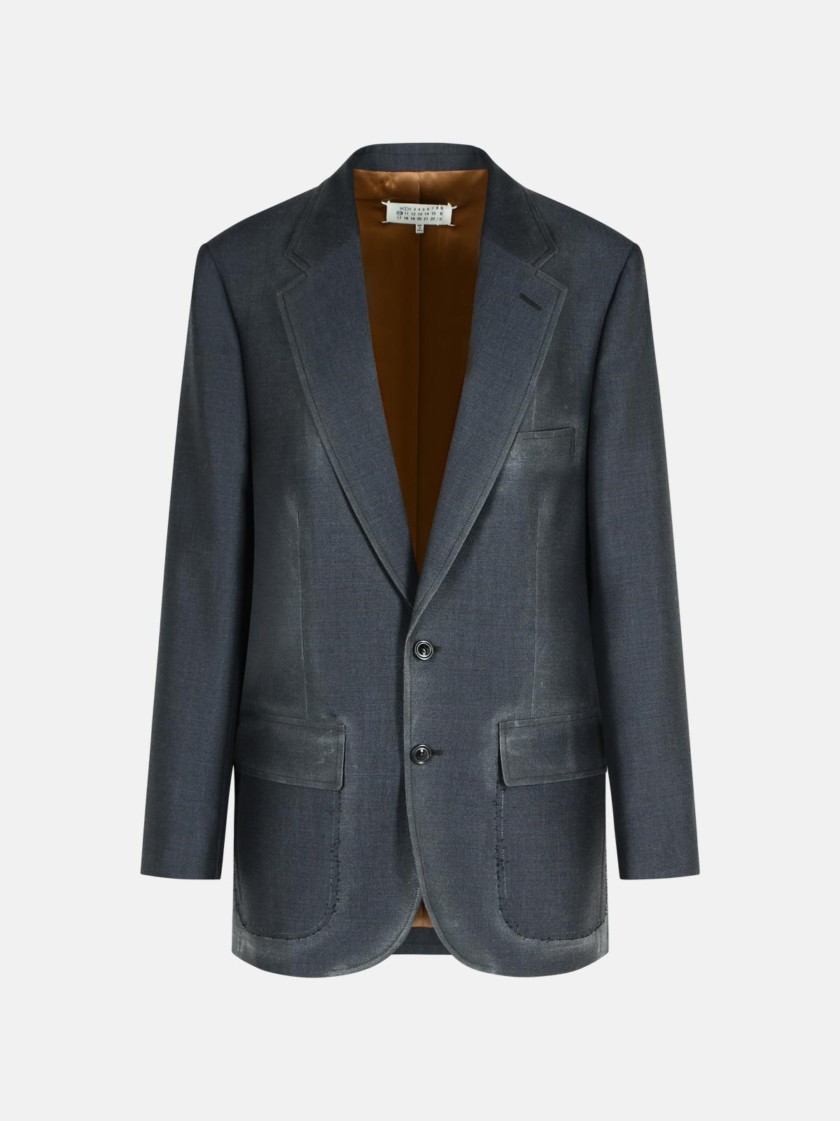 MAISON MARGIELA Anthracite Wool Blend Blazer