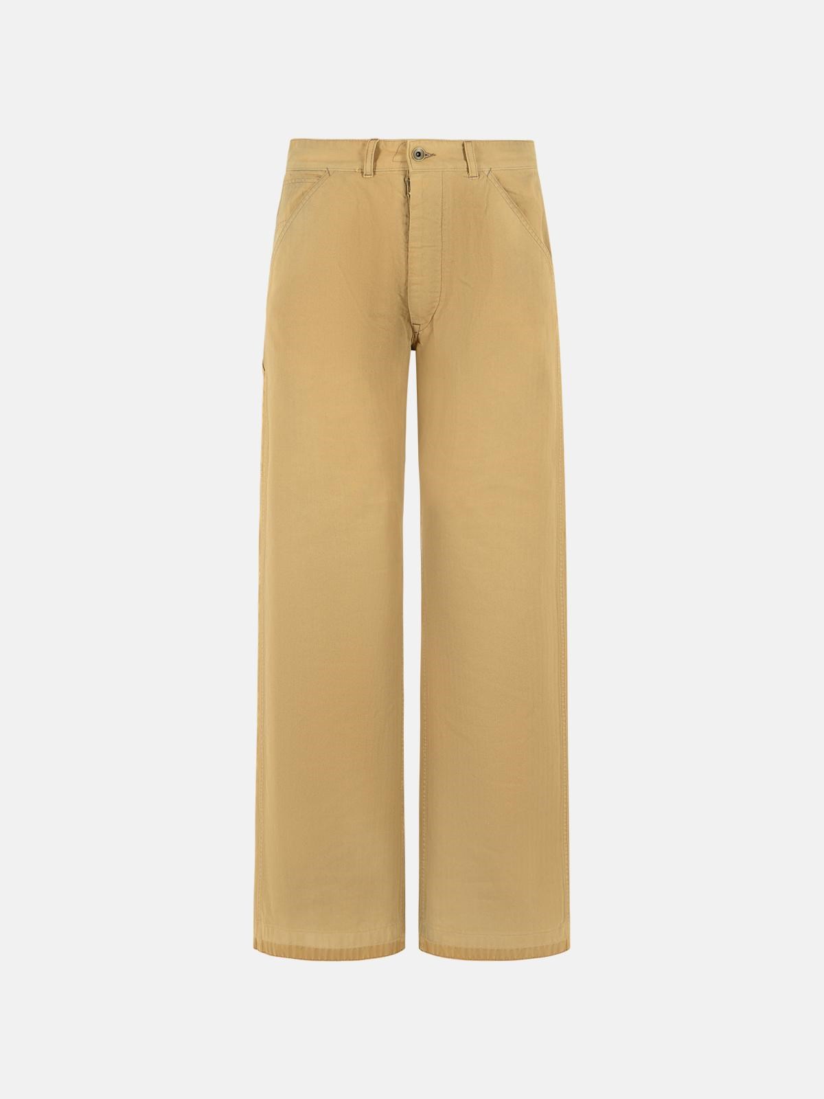 MAISON MARGIELA Beige Cotton Jeans