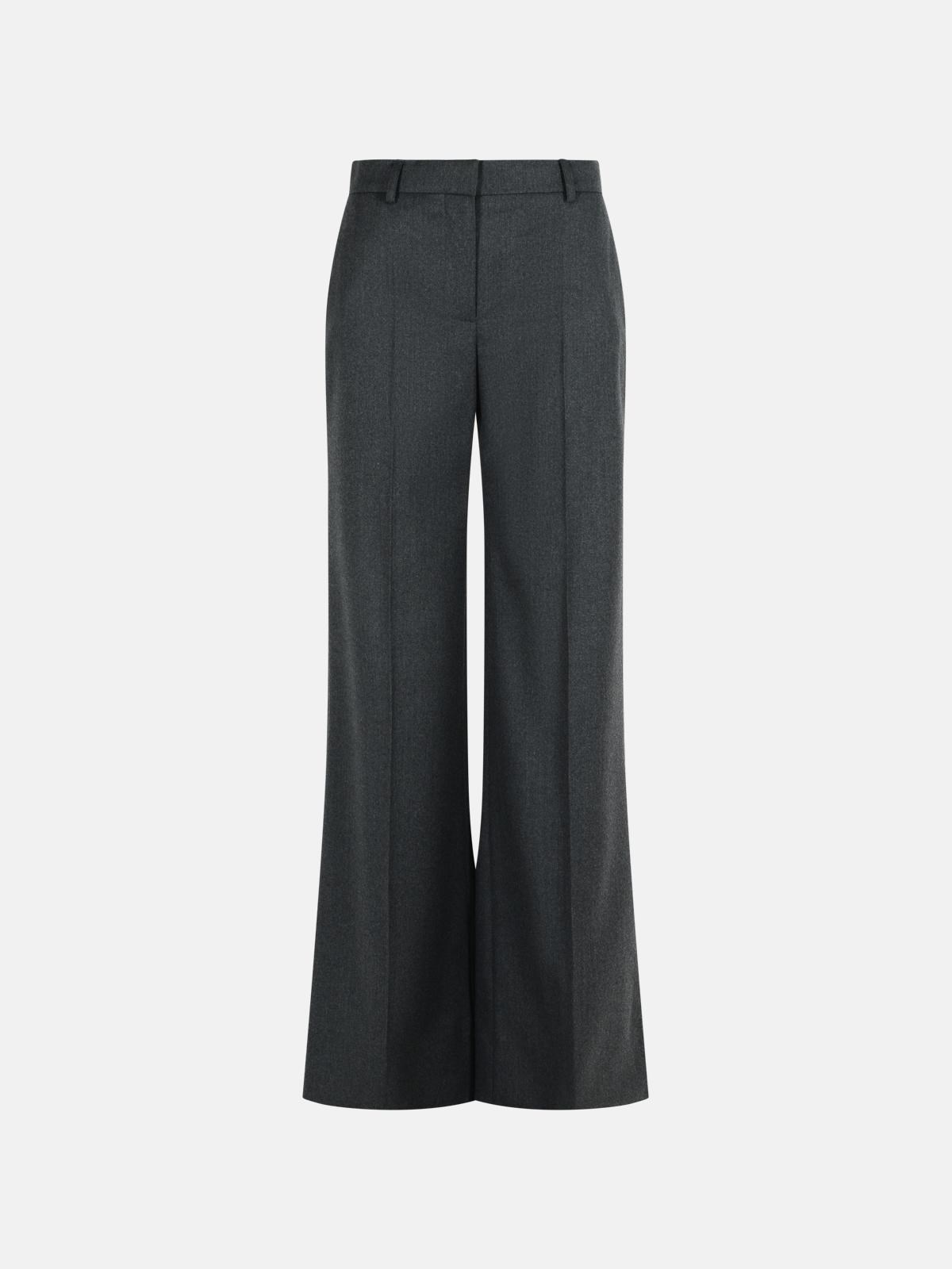 STELLA Mc CARTNEY 'Flare' Grey Wool Pants Cenere　STELLA Mc CARTNEY 'Flare' グレー ウール パンツ Cenere STELLA