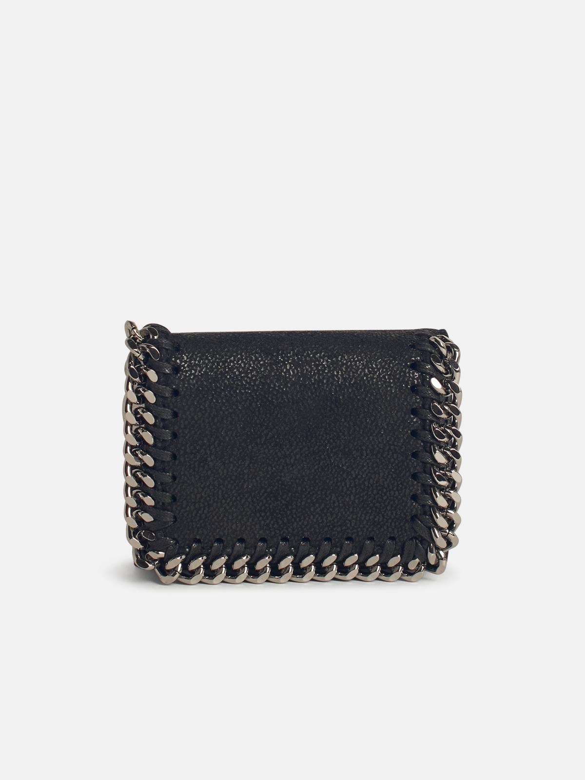 Stella McCartney STELLA Mc CARTNEY Black Eco Leather Wallet　STELLA Mc CARTNEY ブラック エコ レザー ウォレット
