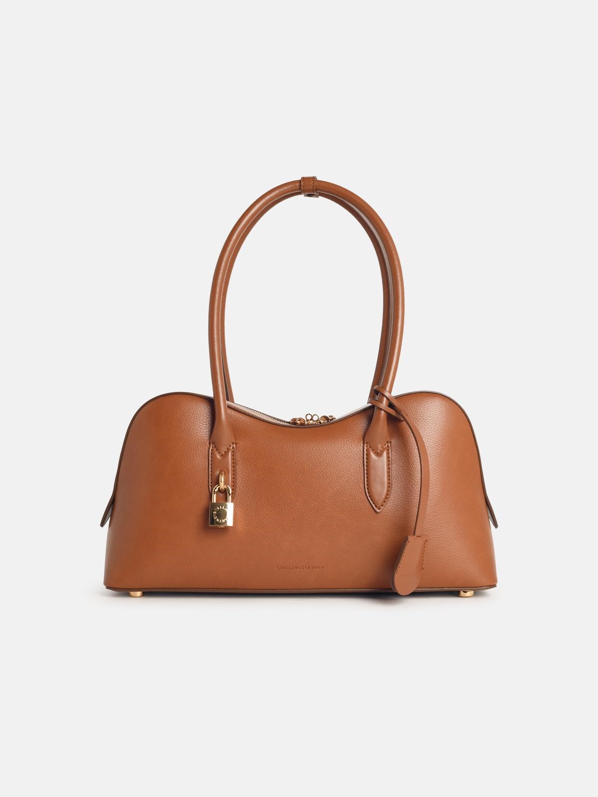 Stella Mccartney 'ryder' Brown Faux Leather Bag