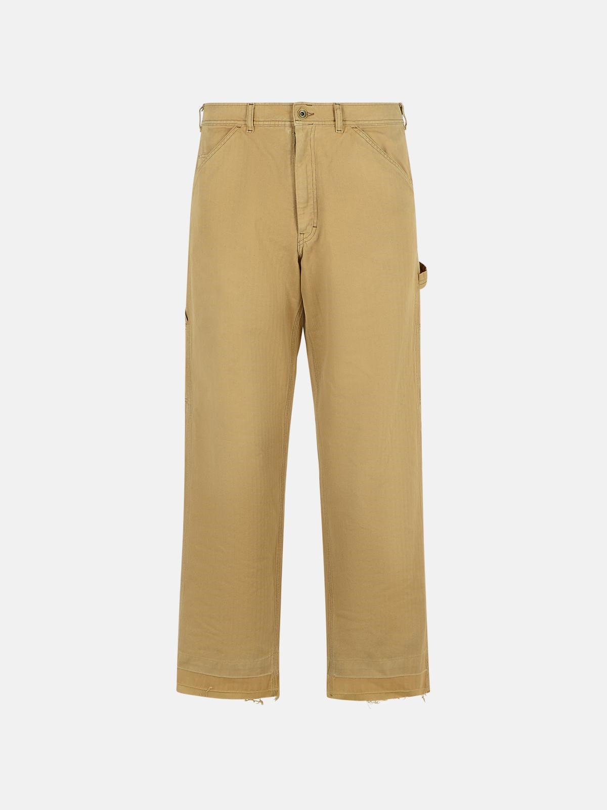 MAISON MARGIELA Beige Cotton Pants