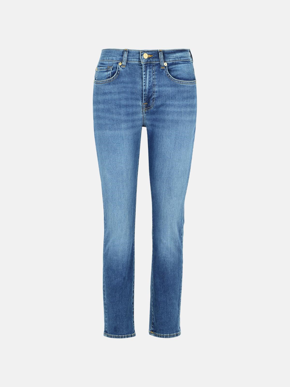 7 For All Mankind 'relaxed Skinny' Blue Cotton Jeans