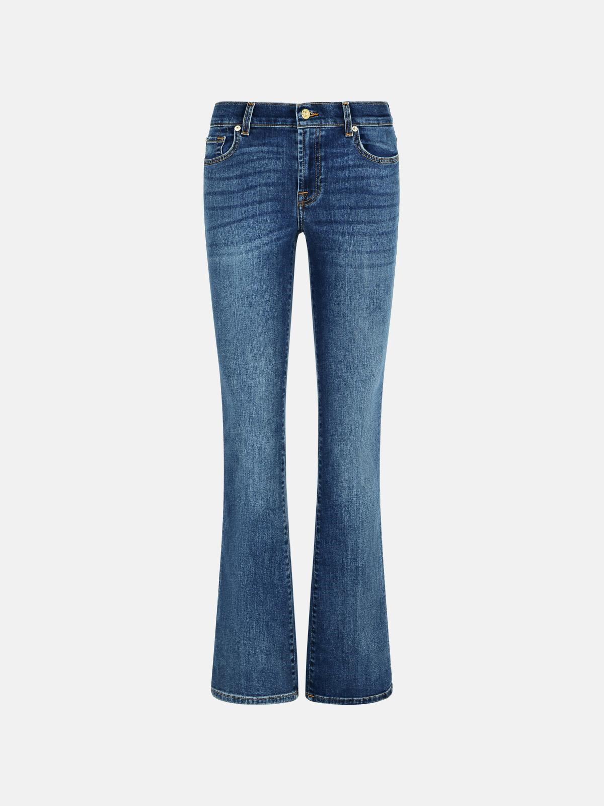 7 For All Mankind 'bootcut' 'soho Light' Cotton Jeans In Blue