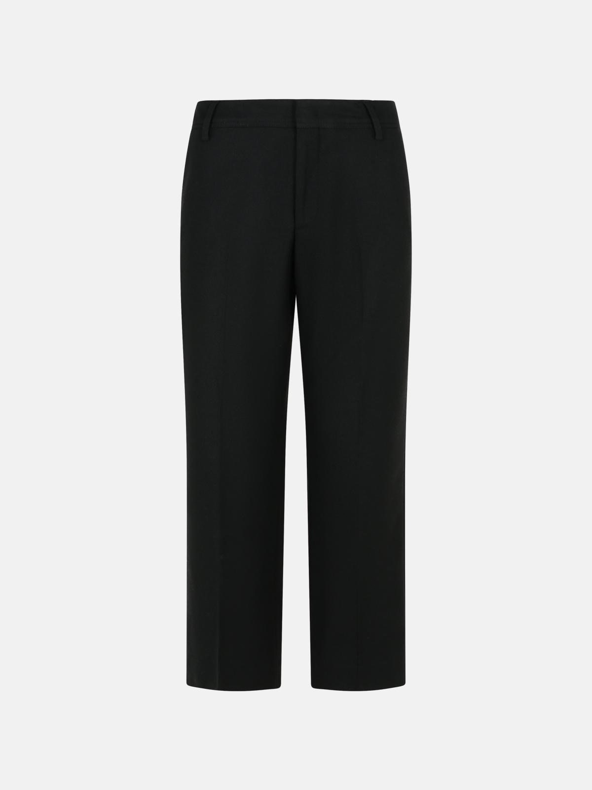 Closed 'serandon' Black Wool Blend Pants In Black