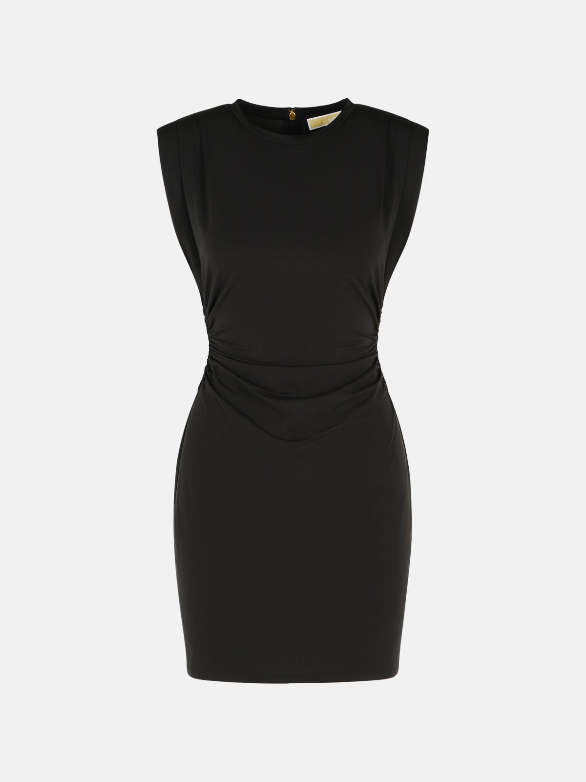 Michael Michael Kors Black Viscose Blend Mini Dress