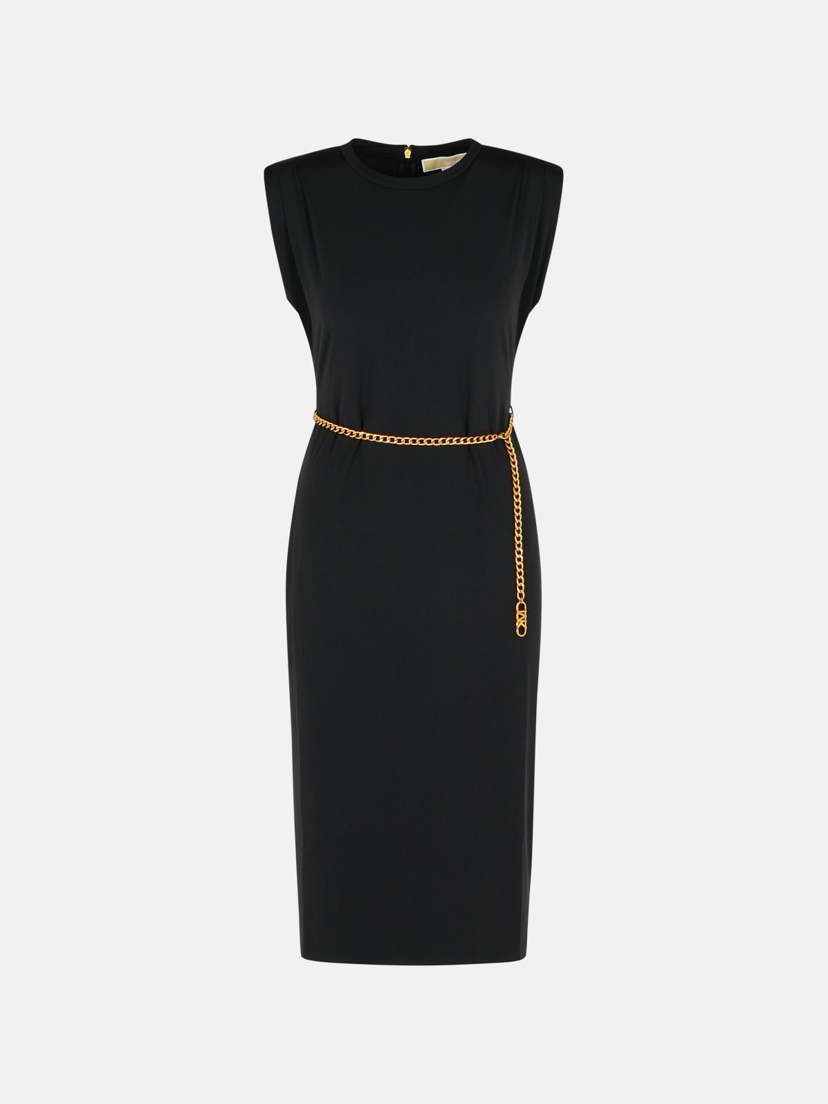 Michael Michael Kors Black Polyester Blend Dress