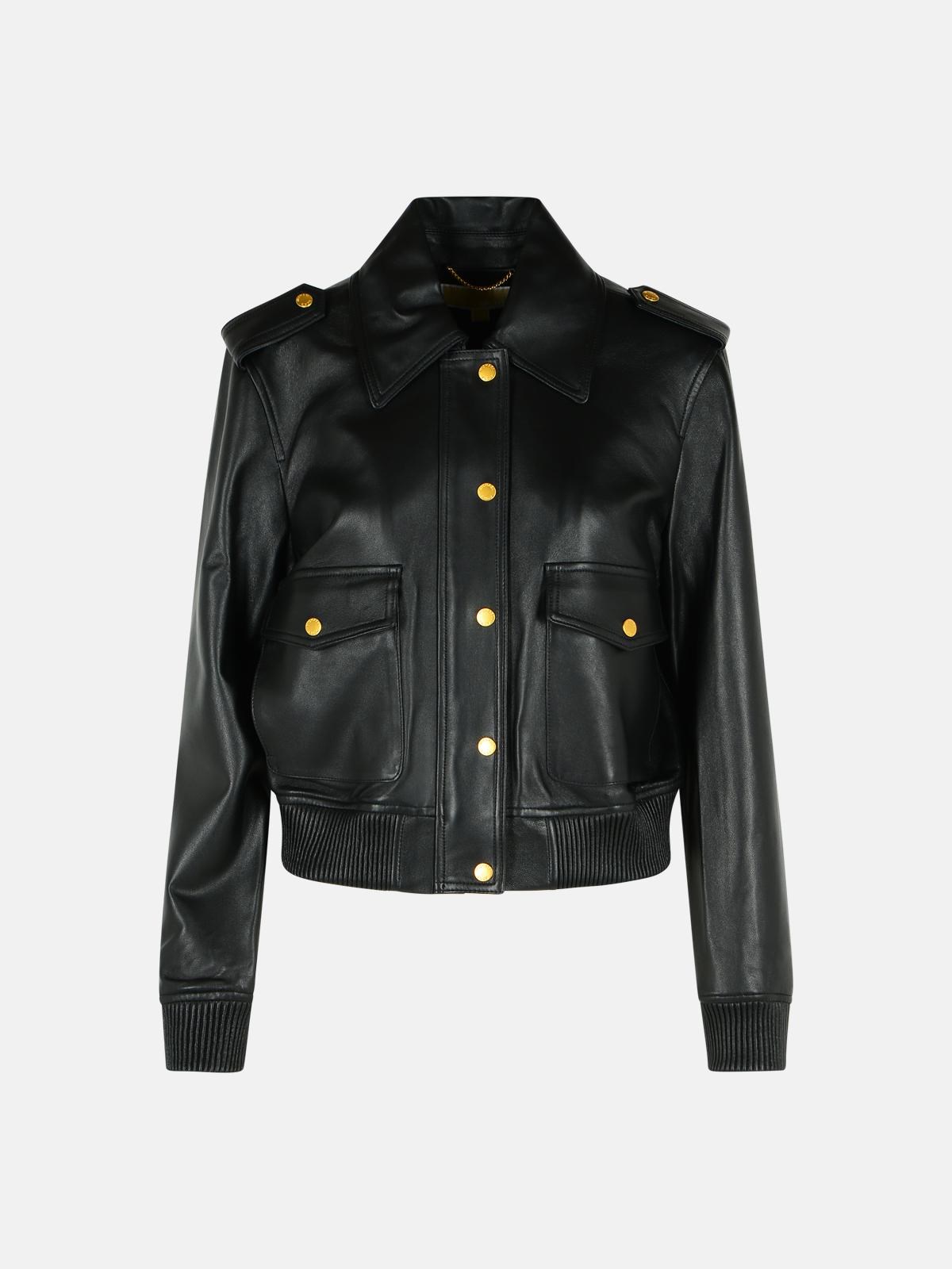 Michael Michael Kors Black Leather Jacket