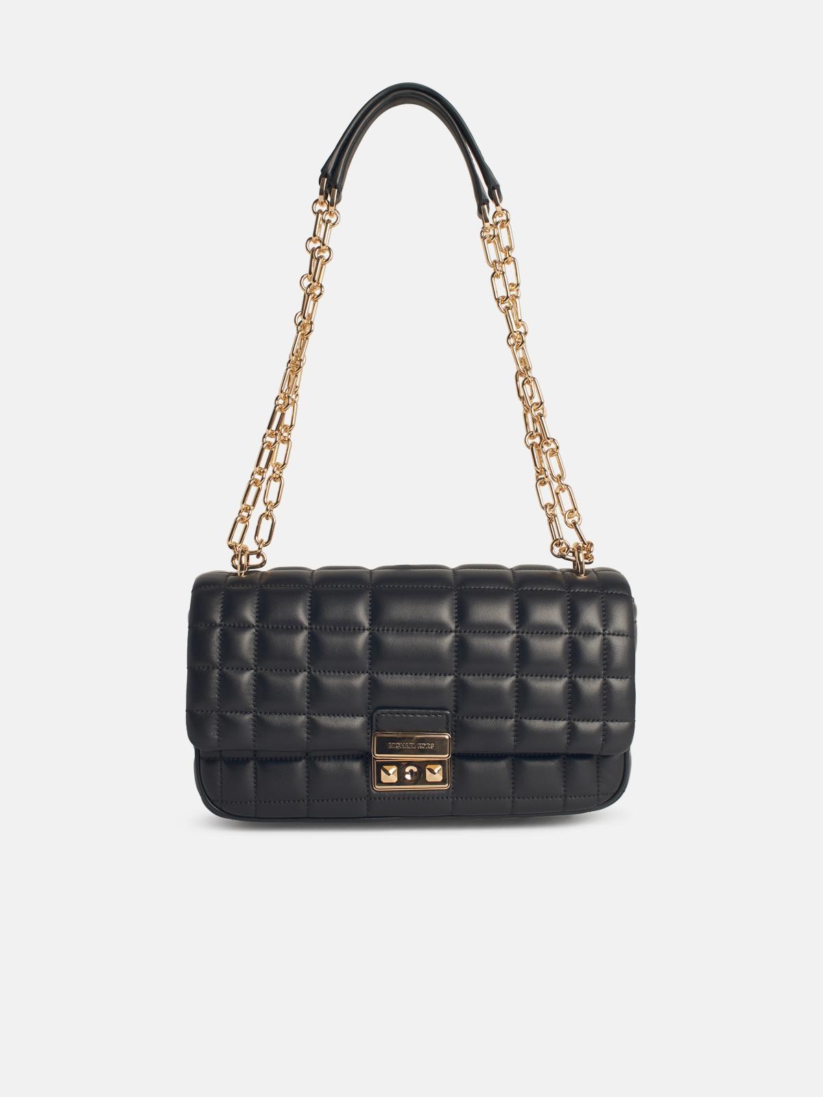 MICHAEL MICHAEL KORS 'Quilt' Black Leather Crossbody Bag