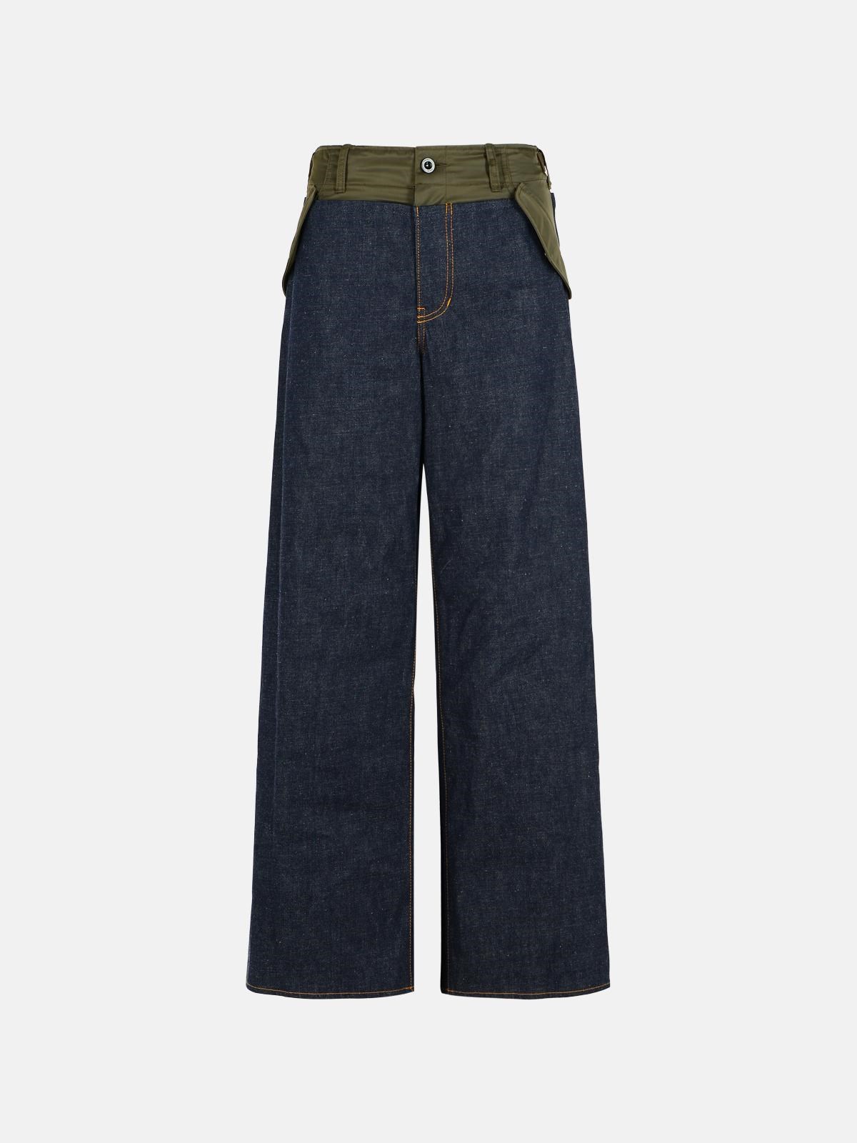 SACAI Blue Cotton Jeans　SACAI ブルー コットン ジーンズ SACAI