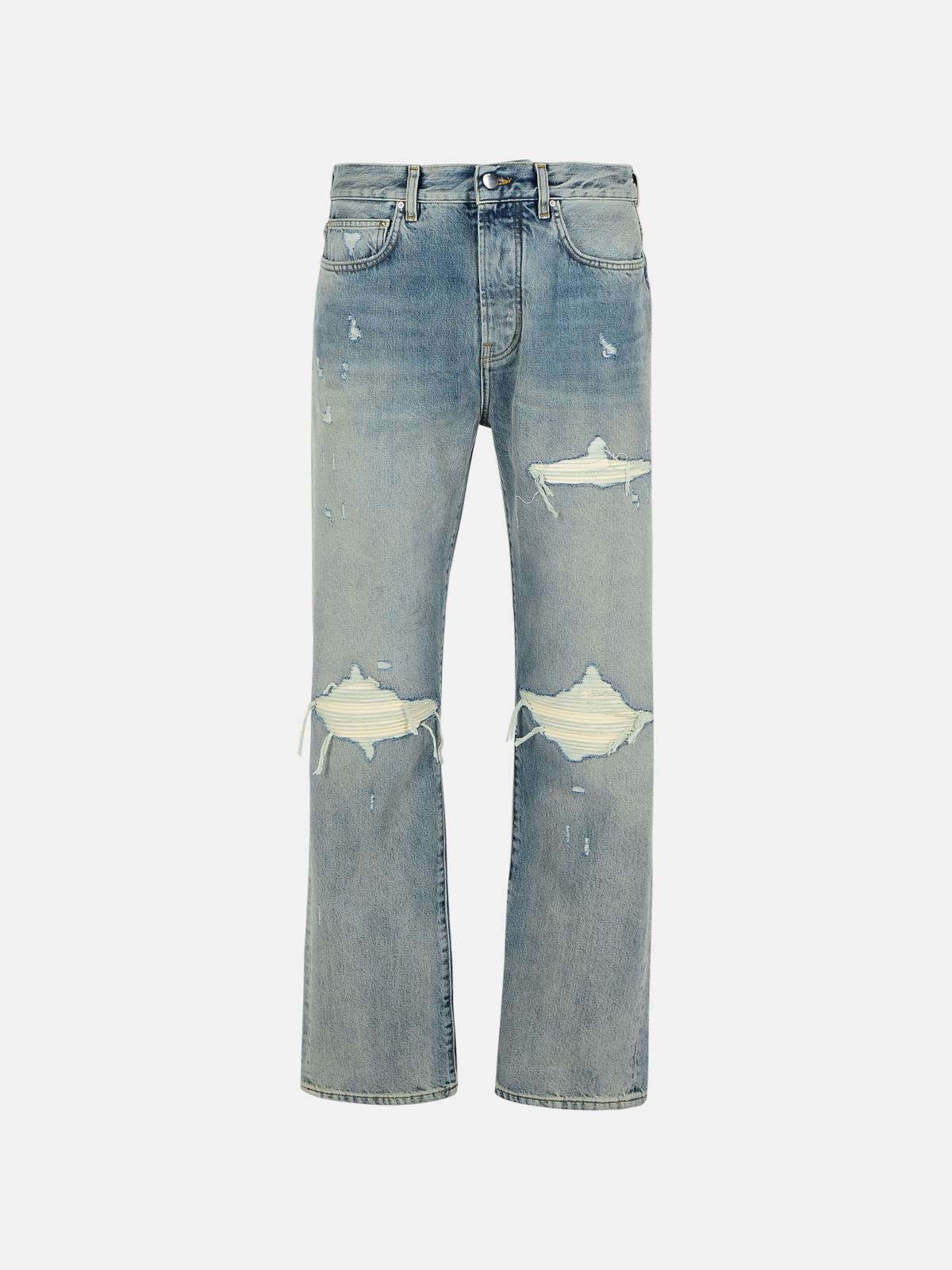 Amiri 'mx1' Light Blue Cotton Jeans