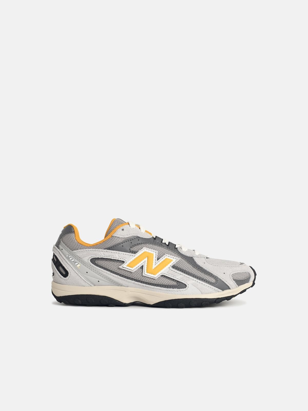NEW BALANCE '204L' Grey Tech Fabric Blend Sneakers