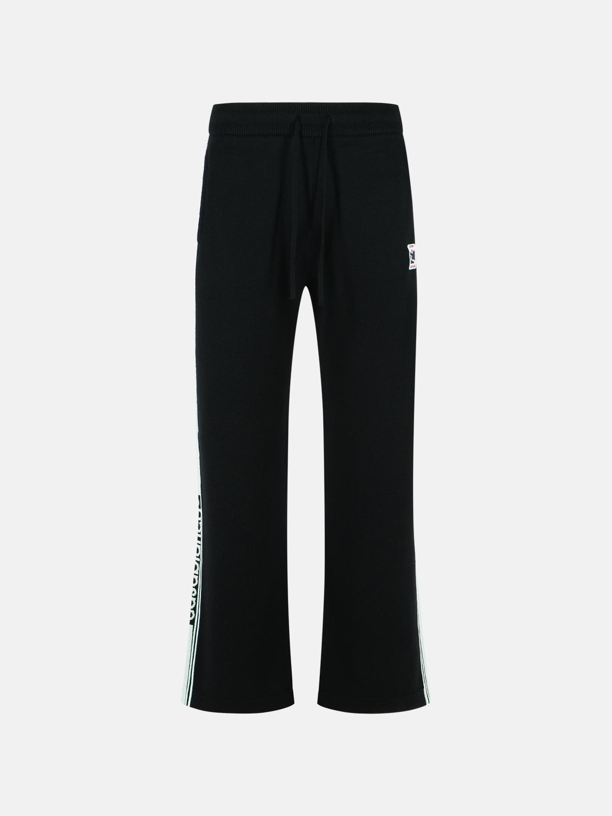 CASABLANCA Black Merino Wool Pants　カサブランカ ブラック メリノ ウール パンツ CASABLANCA