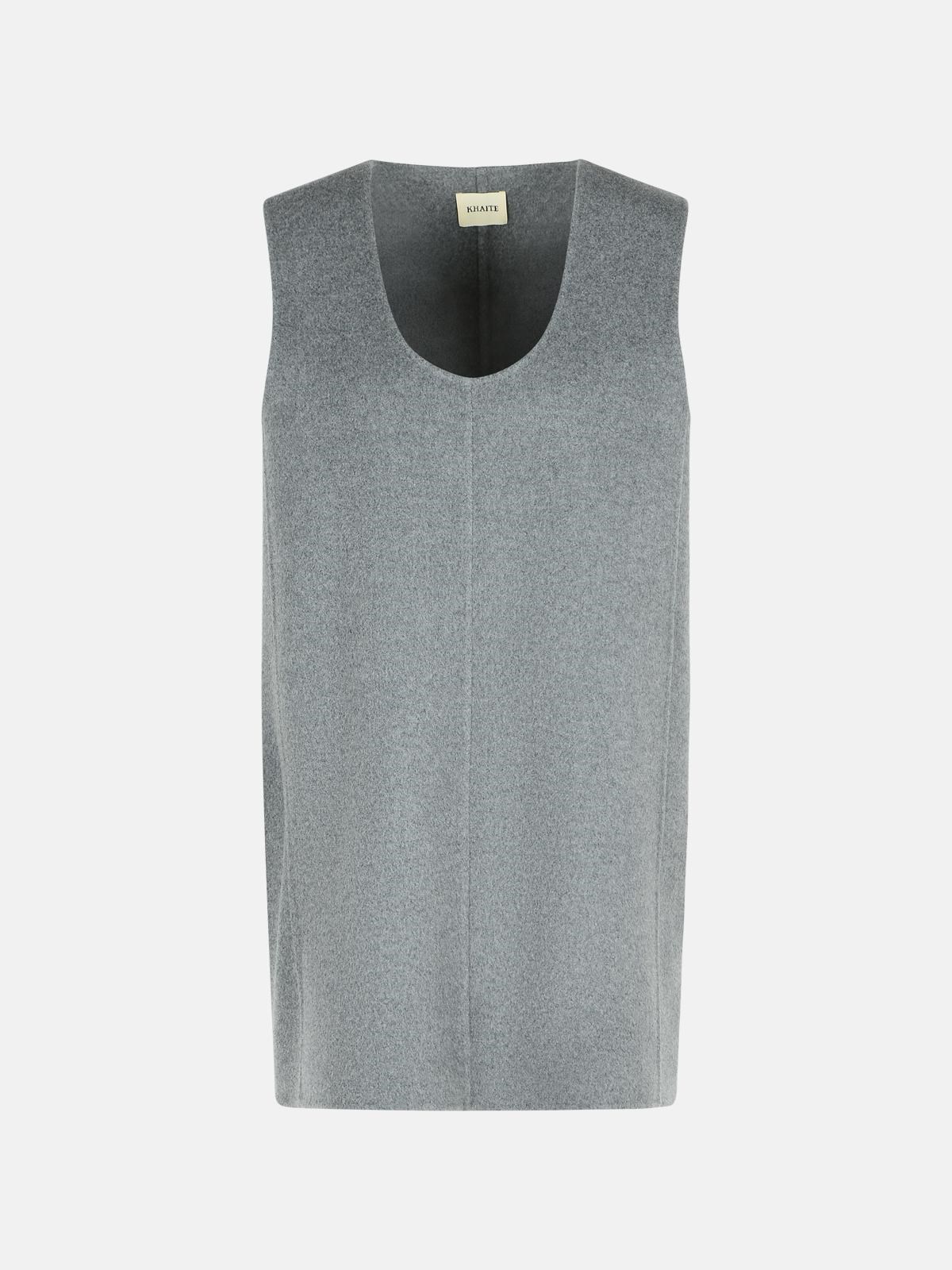 Khaite KHAITE 'Nyona' Grey Wool Dress　KHAITE 'Nyona' グレー ウール ドレス