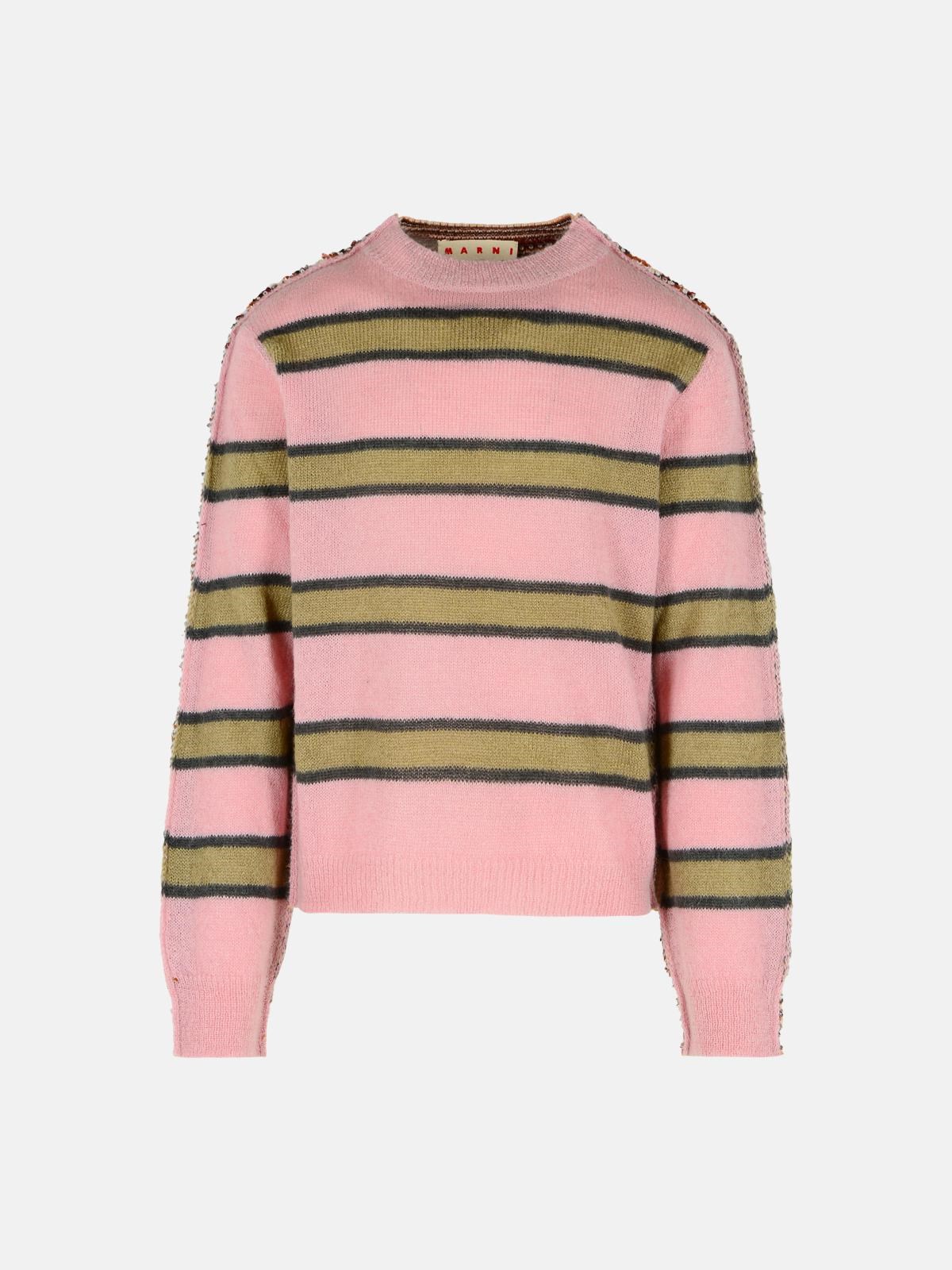 Marni Pink Mohair Blend Sweater