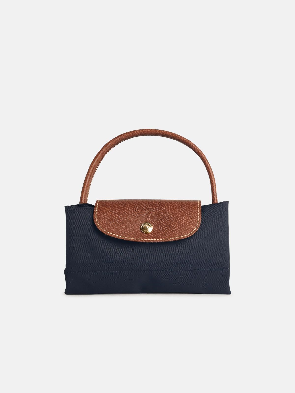 LONGCHAMP Bag With 'S Le Pliage Original' Handle In Marine Recycled Te　LONGCHAMP バッグ 'S Le Pliage Original' ハンドル付き マリン リサイクル Te LONGCHAMP