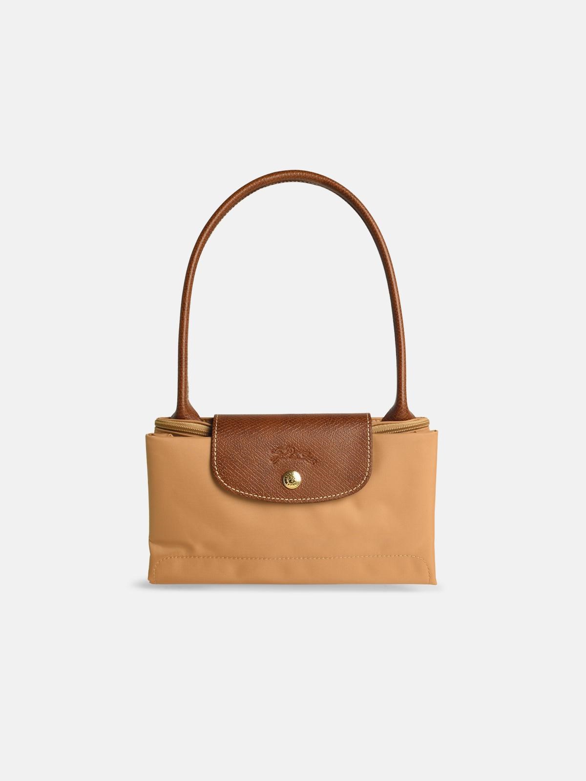 Longchamp 'm Le Pliage Original' Shoulder Bag In Suede Recycled Tela