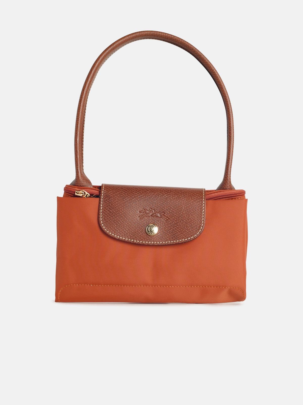 Longchamp 'm Le Pliage' Brick Tela Bag In Brown