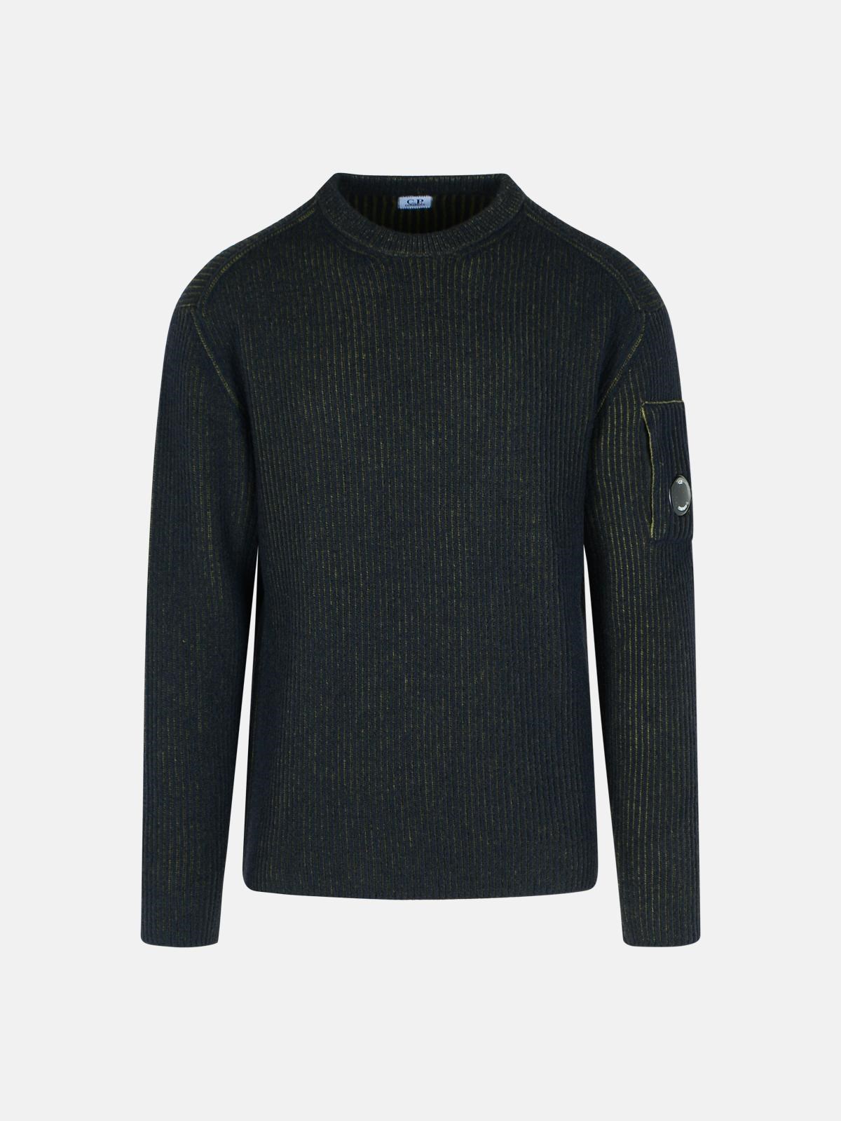 C.p. Company Green Wool Blend Sweater In Green