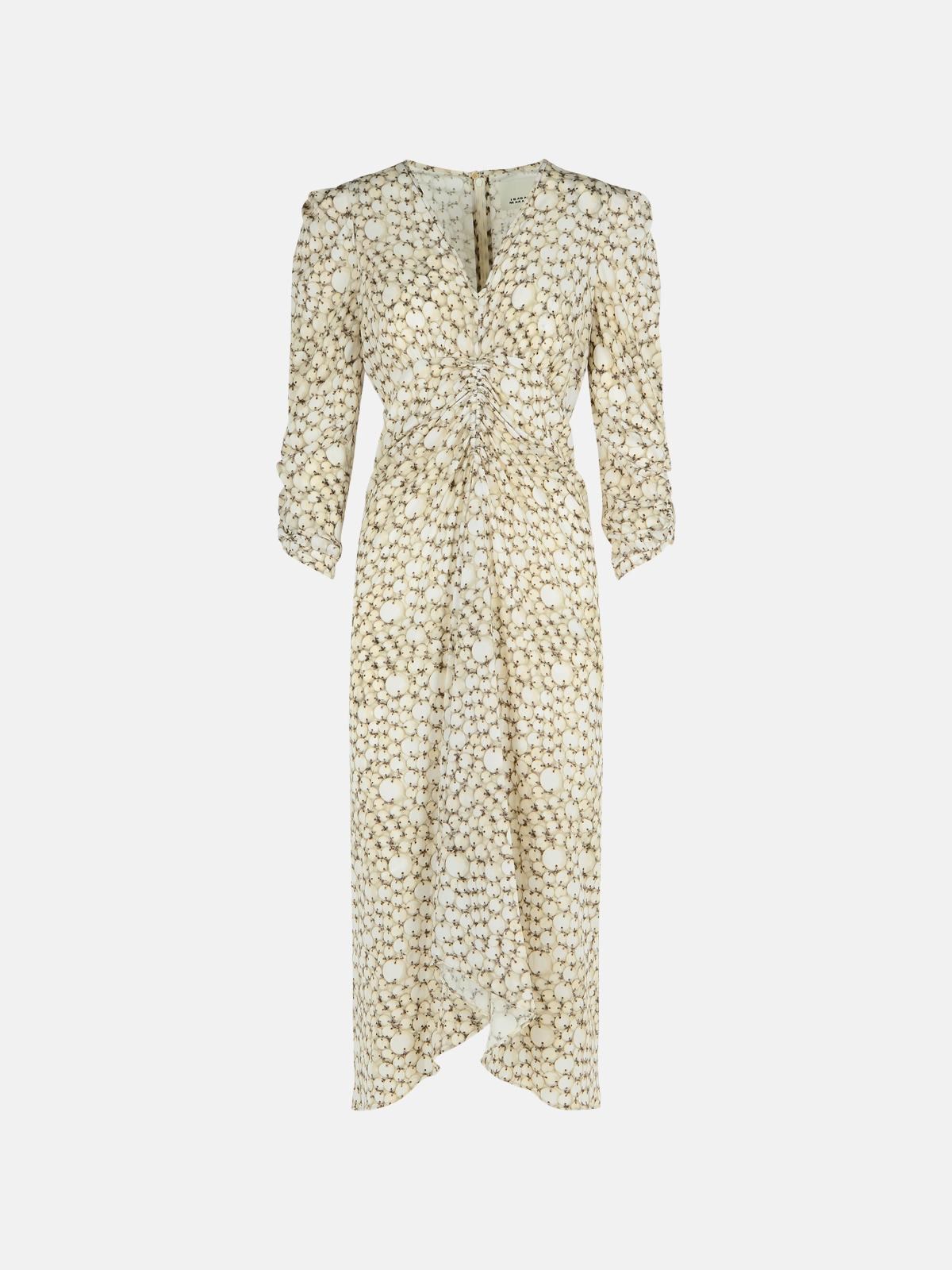ISABEL MARANT ‘Albini’ ‘Ecru’ Silk Dress