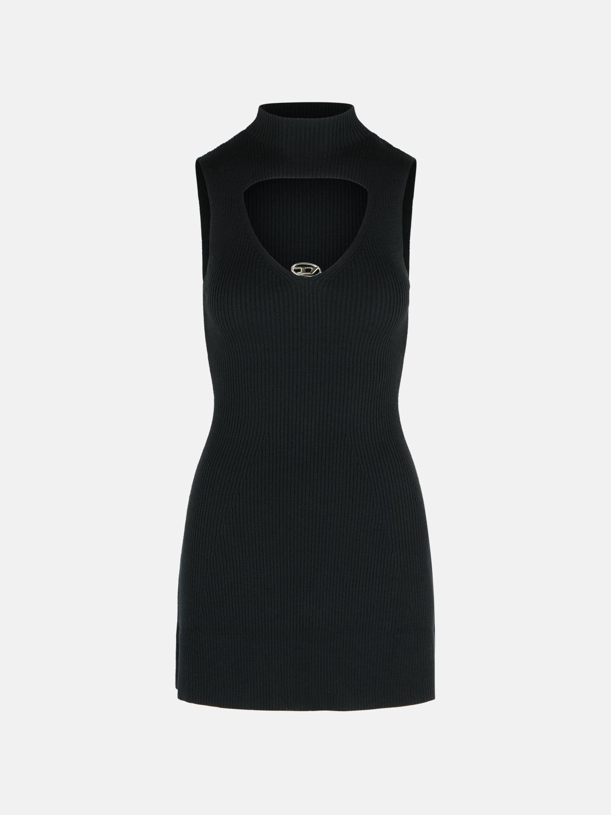 DIESEL 'Oloni' Short Black Wool Dress　DIESEL 'Oloni' ショート ブラック ウール ドレス DIESEL