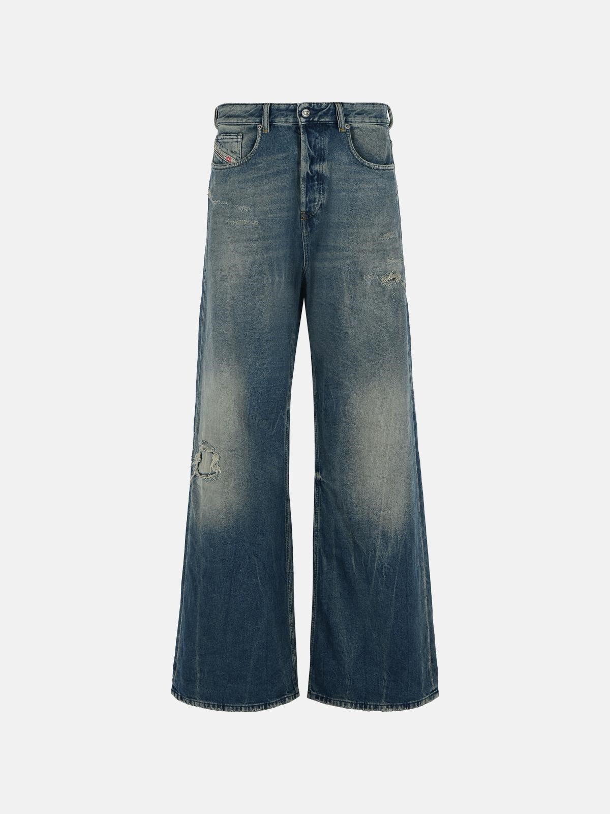 Diesel '1996 D-sire' Dark Blue Cotton Jeans In Blue