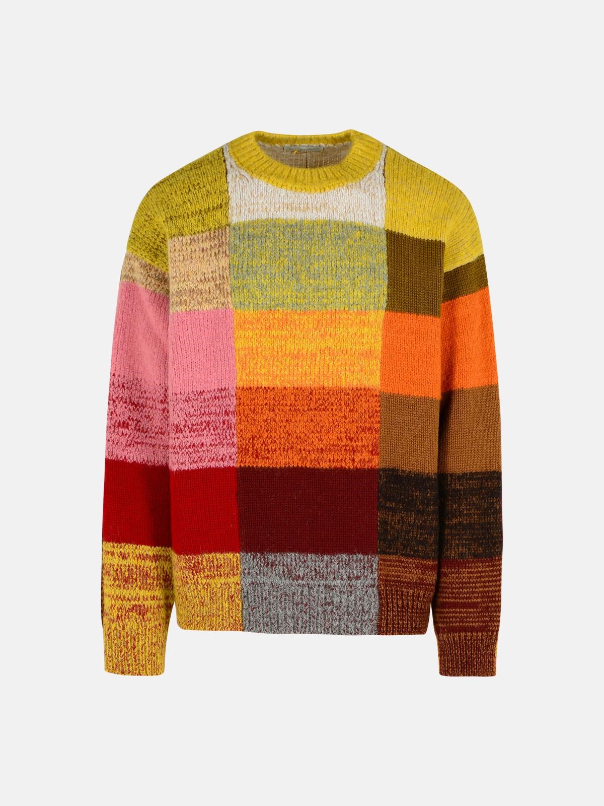 Dries Van Noten Multi Wool Blend Sweater In Multi