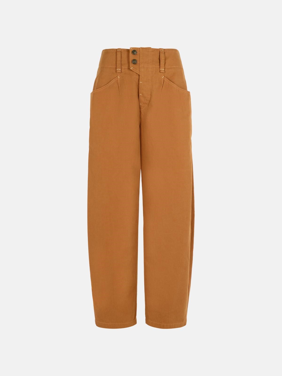Isabel Marant ISABEL MARANT 'Oumaya' Cotton Cognac Pants　ISABEL MARANT 'Oumaya' コットン コニャック パンツ