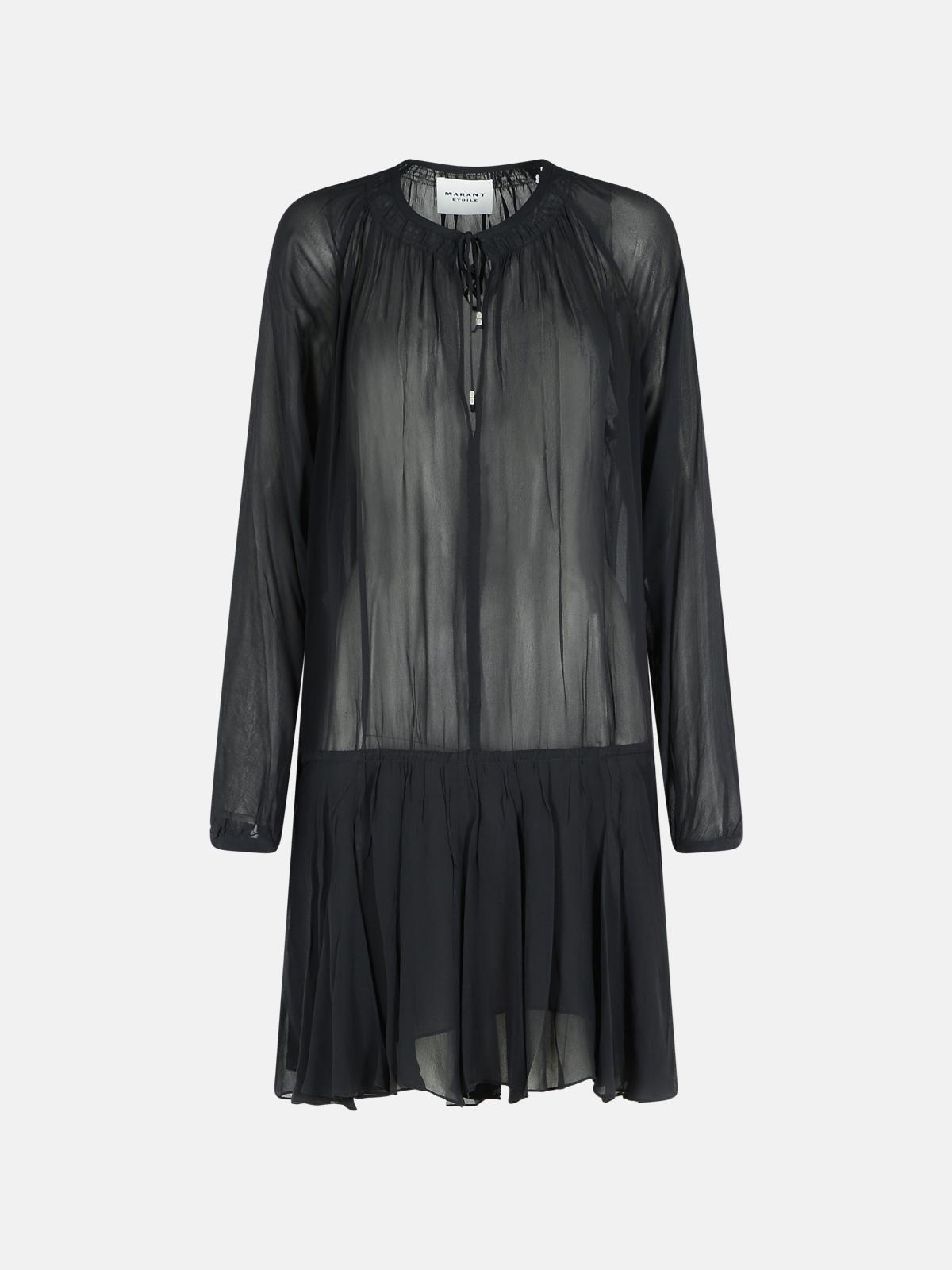 Isabel Marant Étoile 'bess' Black Viscose Dress