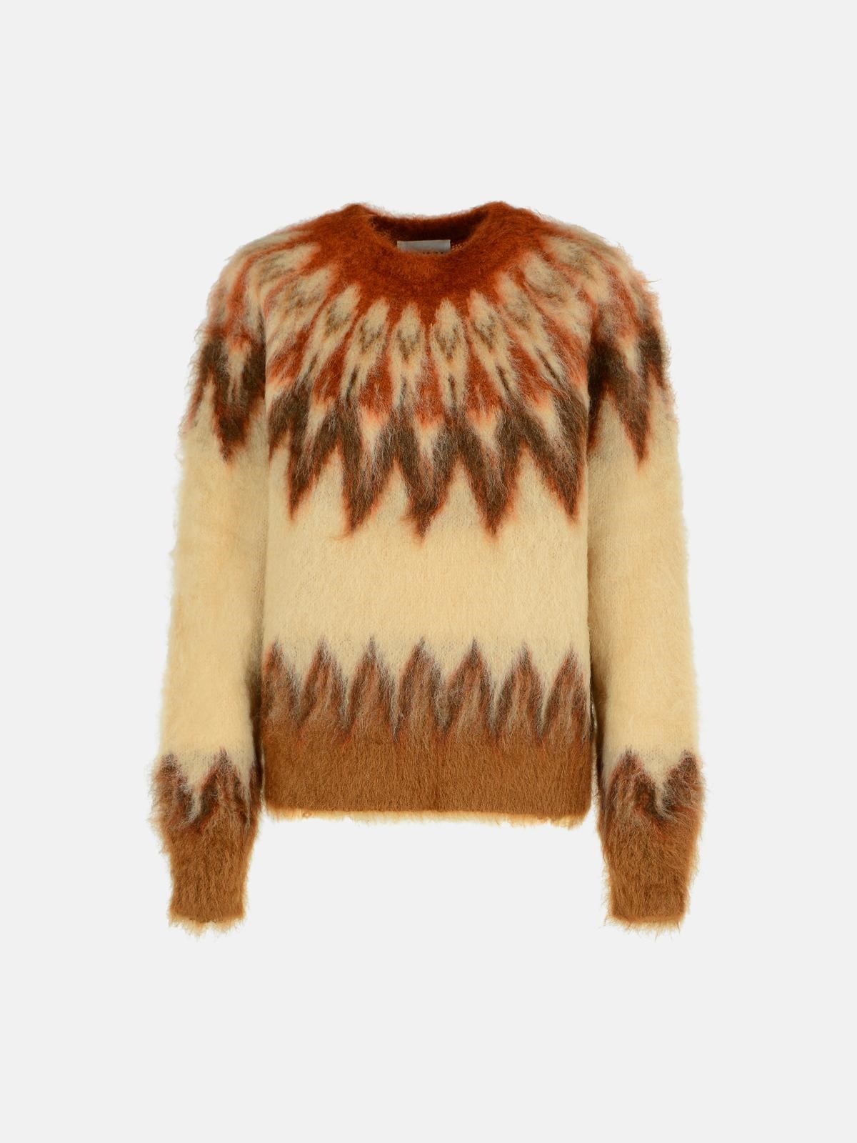 Isabel Marant Étoile Multi Wool Blend Sweater In Orange