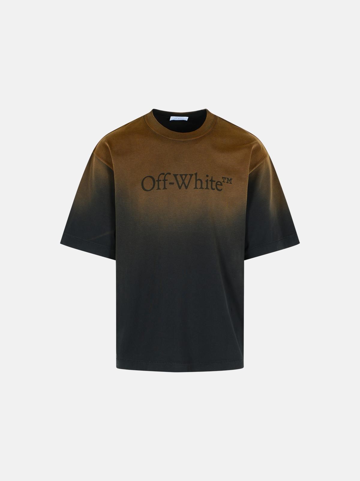 Off-white 'laundry Skate' Black Cotton T-shirt In Black