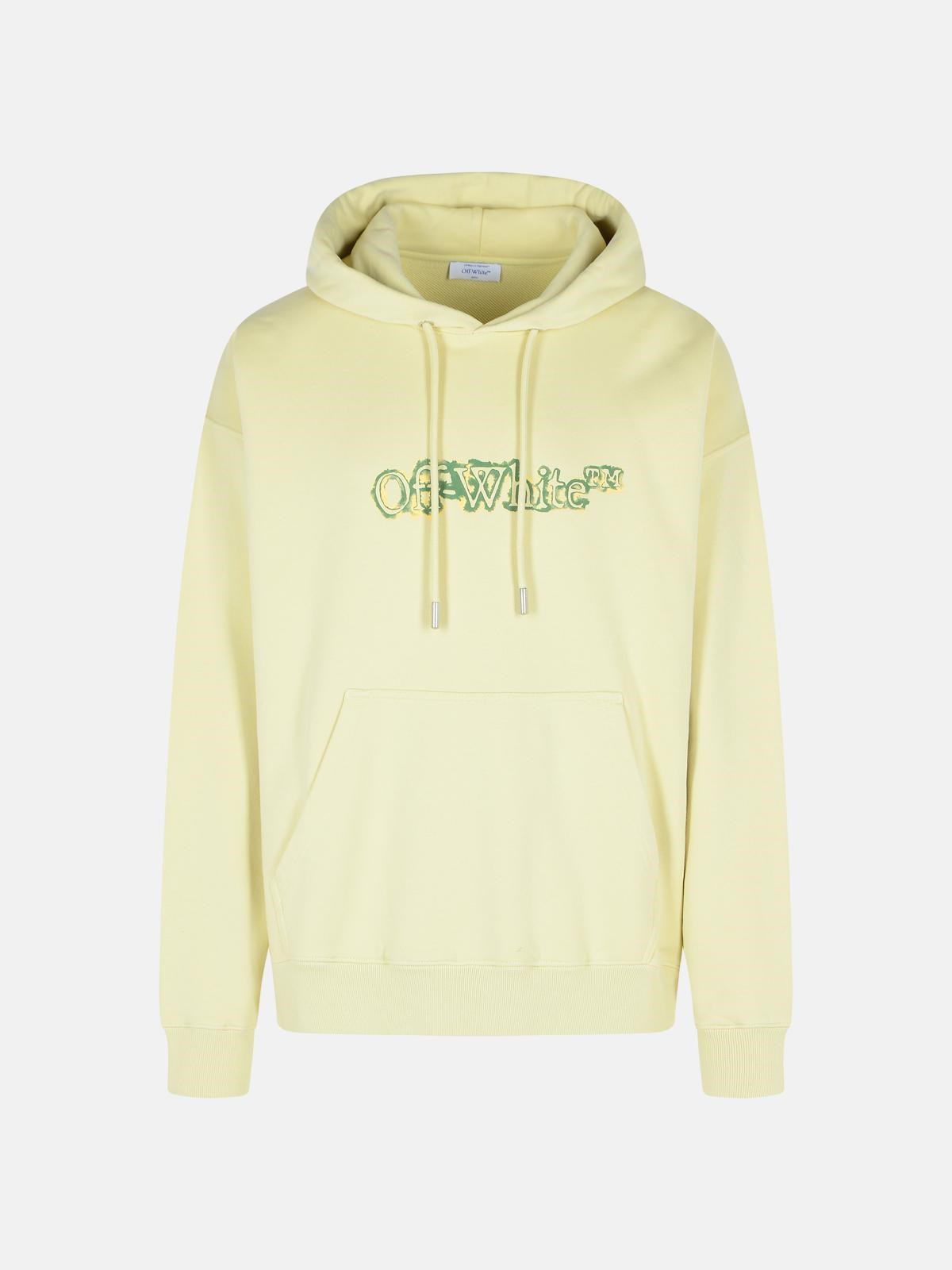 Off-White OFF-WHITE 'Cloudy Arrow' Ivory Cotton Sweatshirt　OFF-WHITE 'Cloudy Arrow' アイボリー コットン スウェットシャツ