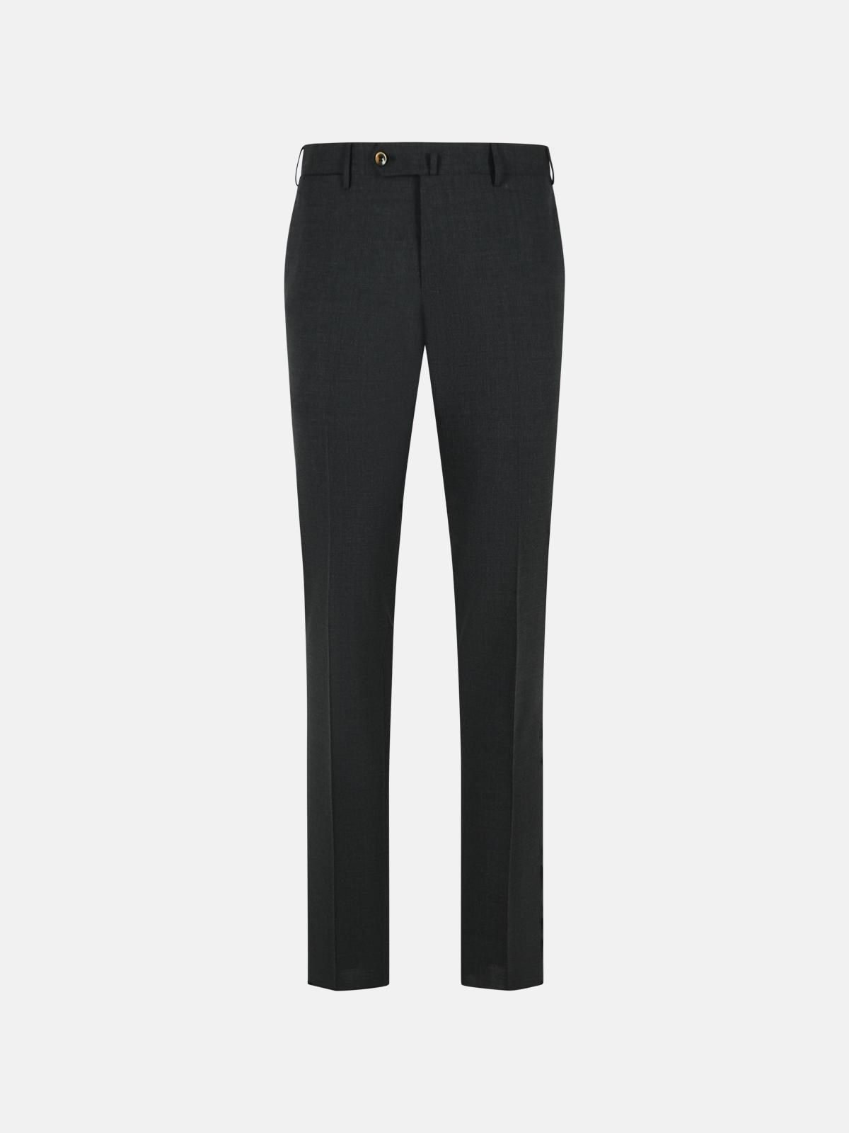 PT TORINO 'Slim' Grey Stretch Virgin Wool Pants
