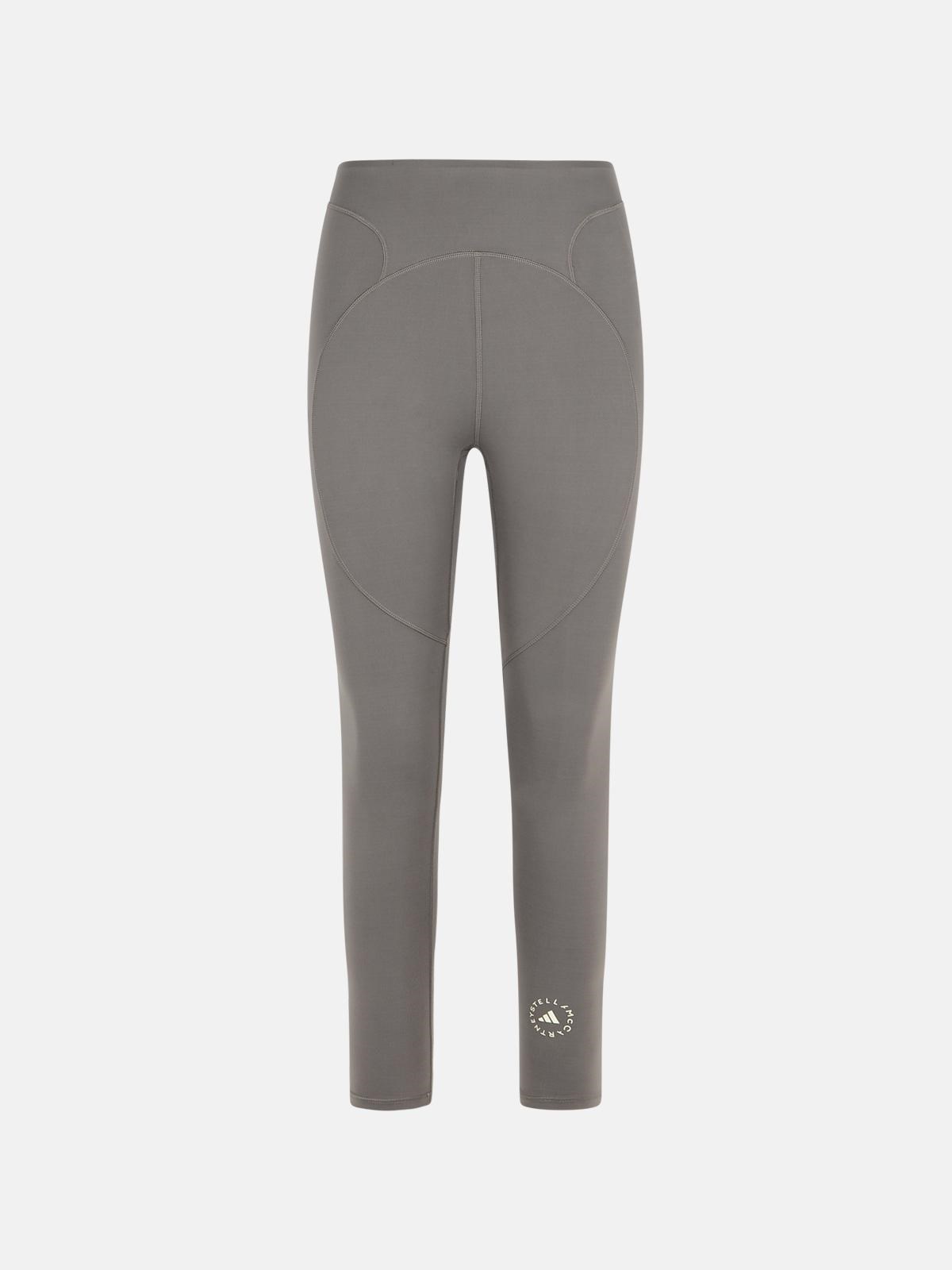 Adidas By Stella Mccartney '7/8' Grey Polyamide Blend Leggings In Gray