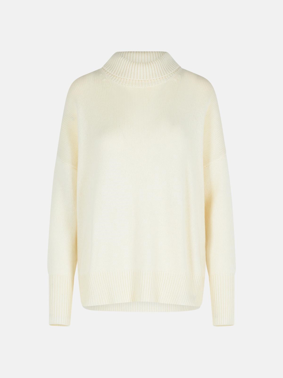 Lisa Yang 'heidi' Cream Cashmere Sweater In White