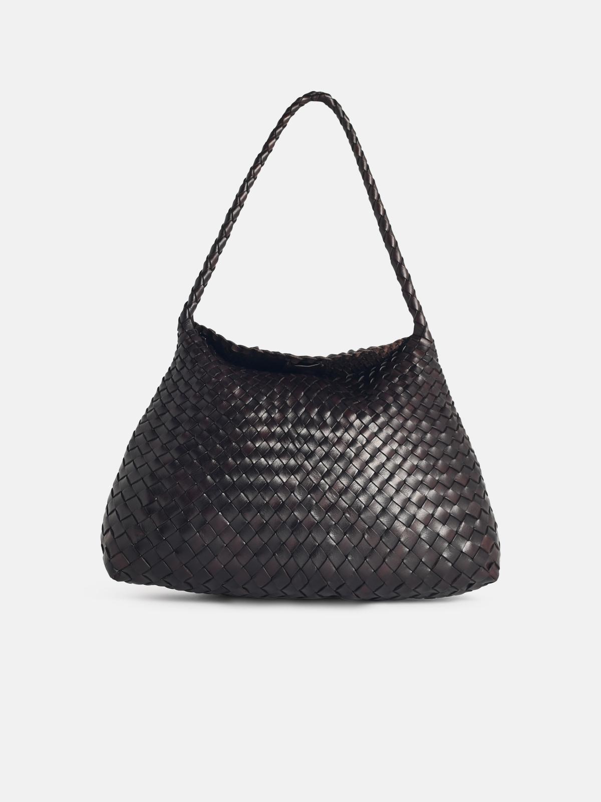 Dragon Diffusion 'santa Maria' Dark Brown Leather Bag In Brown