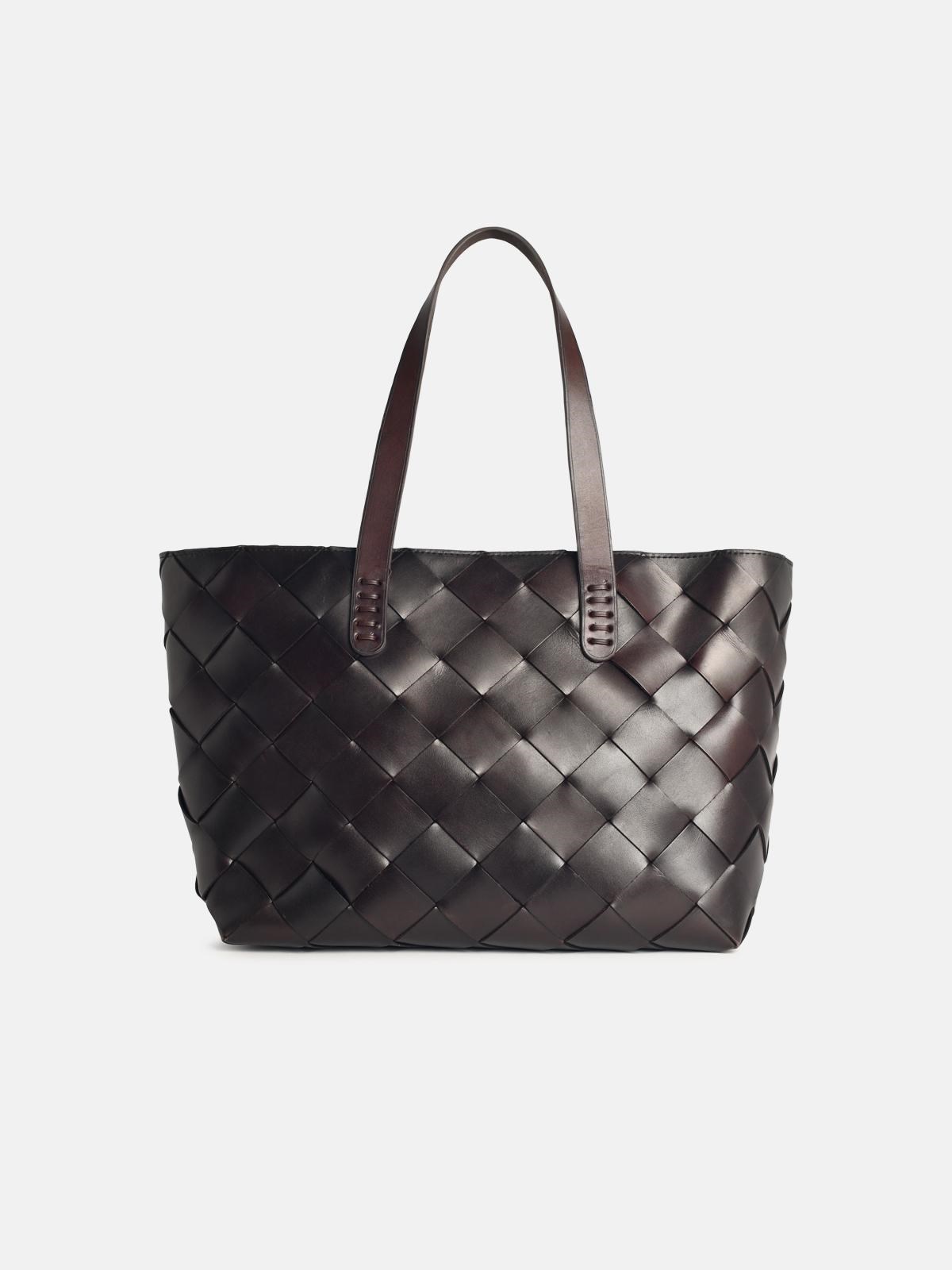 Dragon Diffusion 'crossover' Dark Brown Leather Bag In Brown