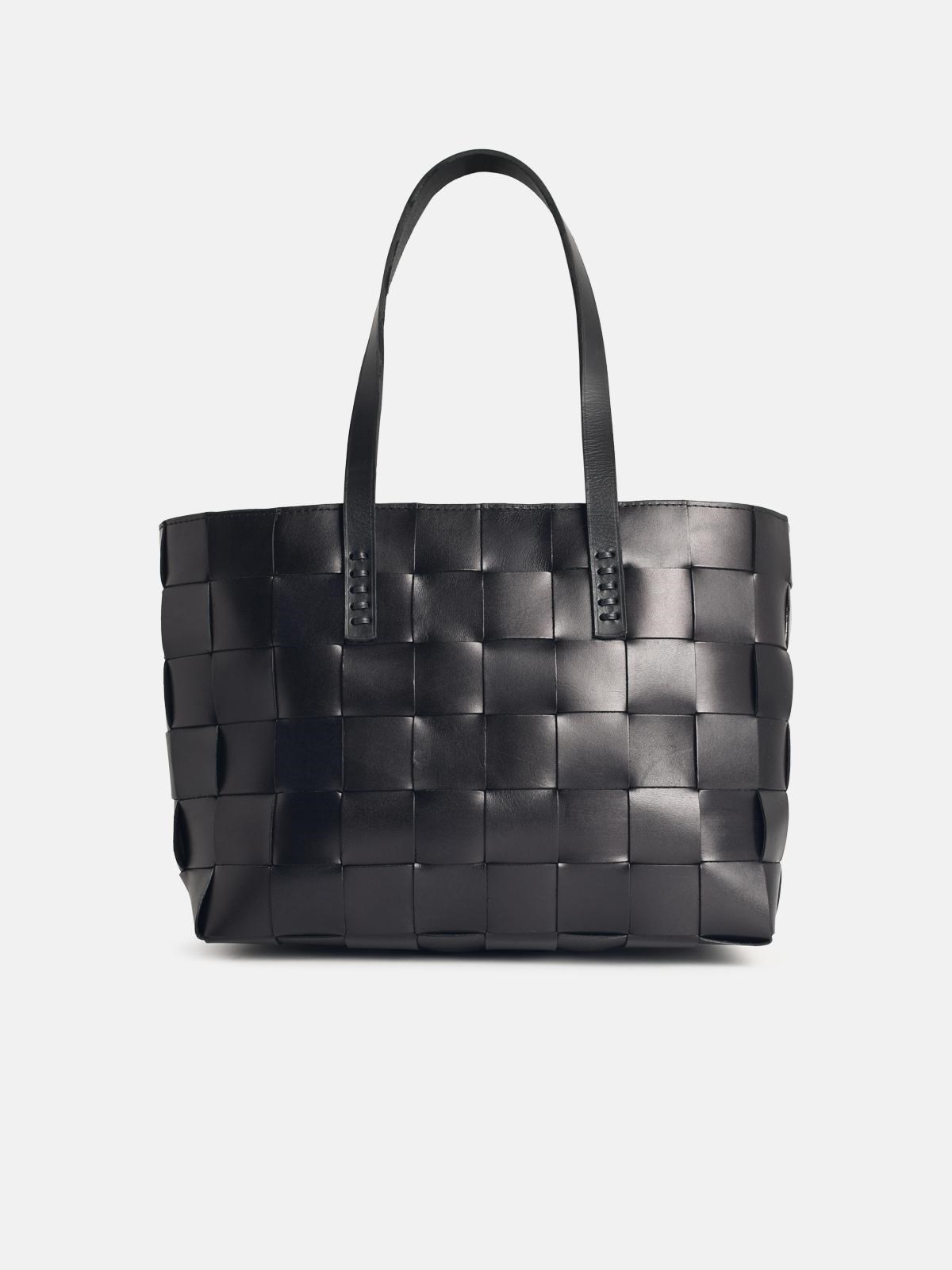 Dragon Diffusion 'japan Tote' Black Leather Bag In Black