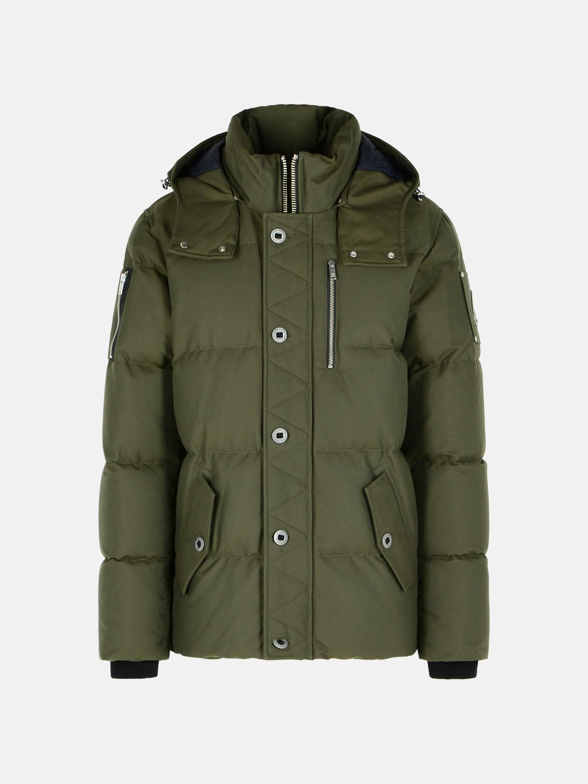 Moose Knuckles Green Cotton And Nylon Jacket In Green