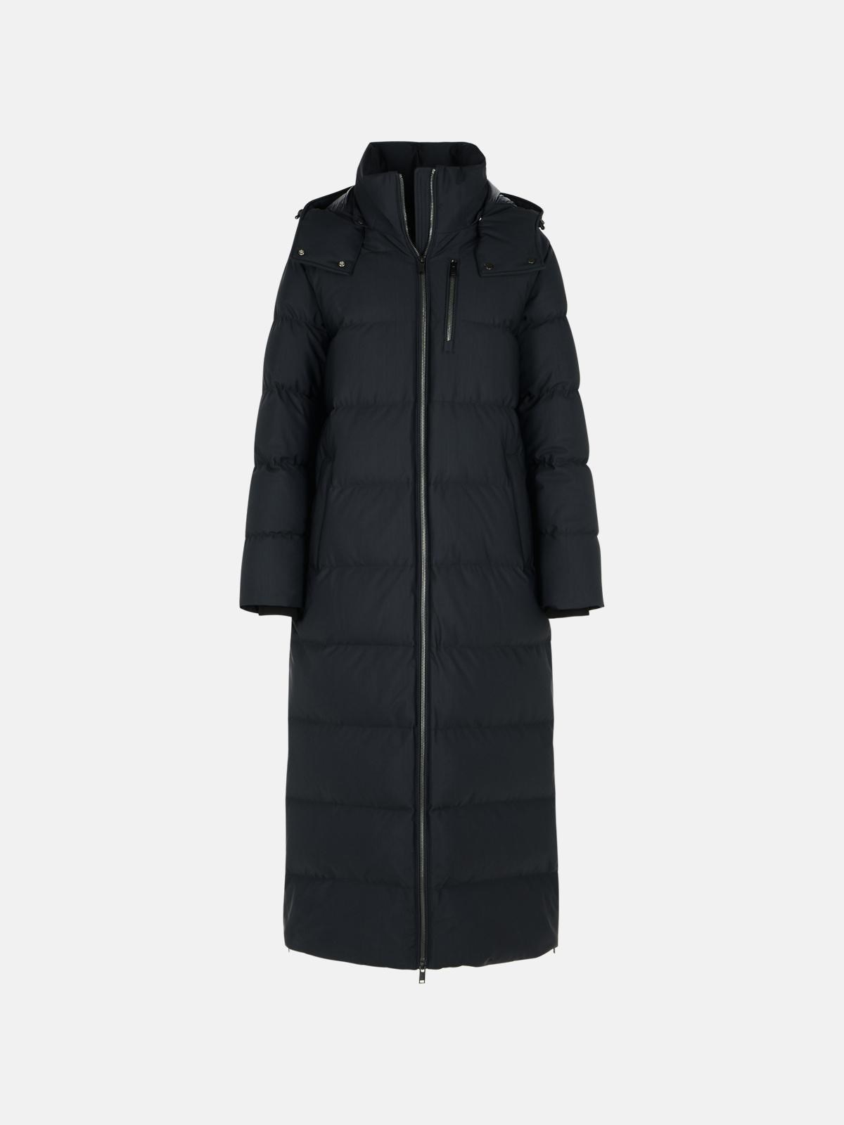 Moose Knuckles 'chelia' Black Polyamide Blend Parka In Black