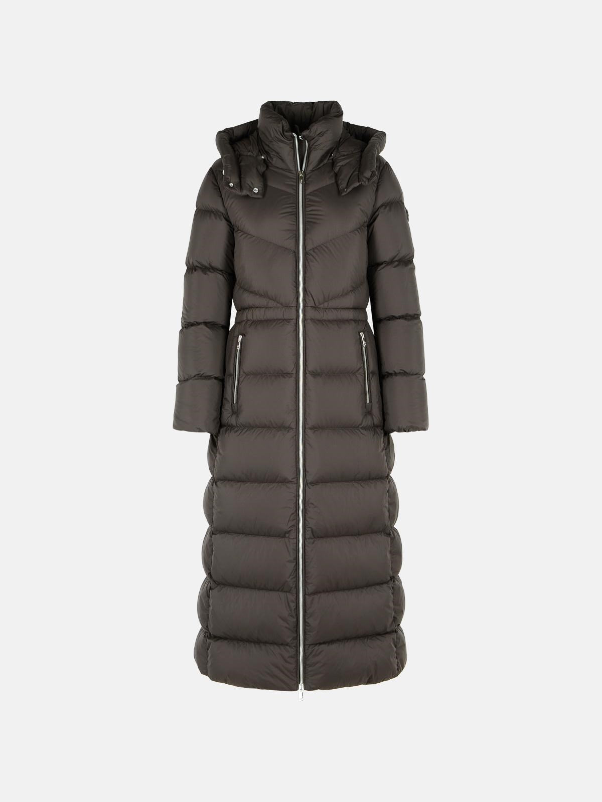 Moose Knuckles Detachable-hood Belle Coat In Brown