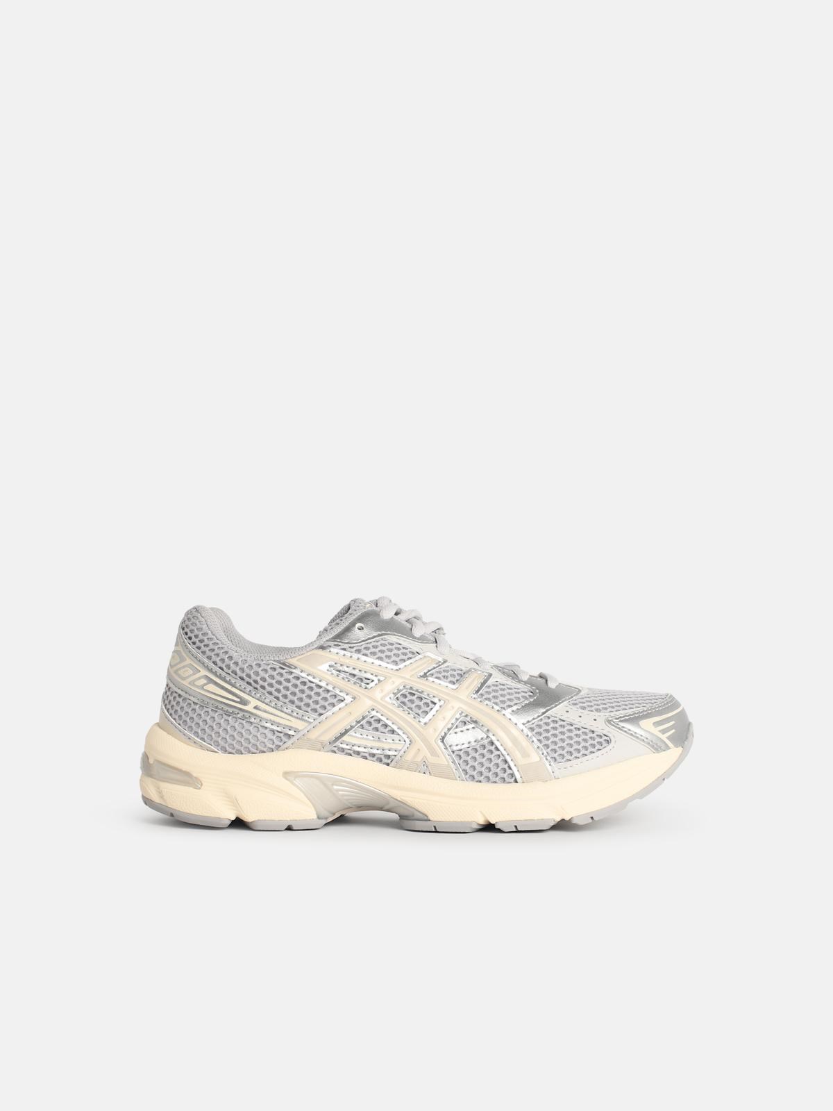 Asics 'gel-1130' Cloud Grey Suede Blend Sneakers In Gray