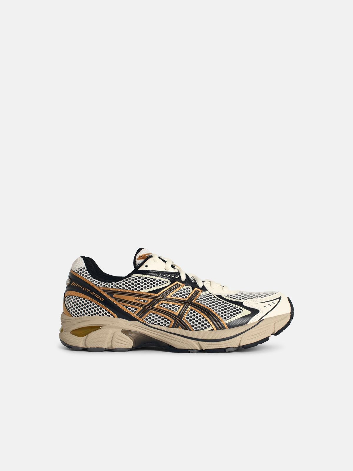 Asics '2160' Cream/pure Gold Mesh Sneakers In Multi