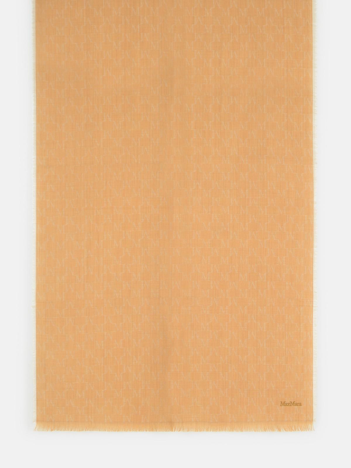 Max Mara MAX MARA 'Magico' Camel Virgin Wool Scarf　MAX MARA 'Magico' キャメル バージン ウール スカーフ