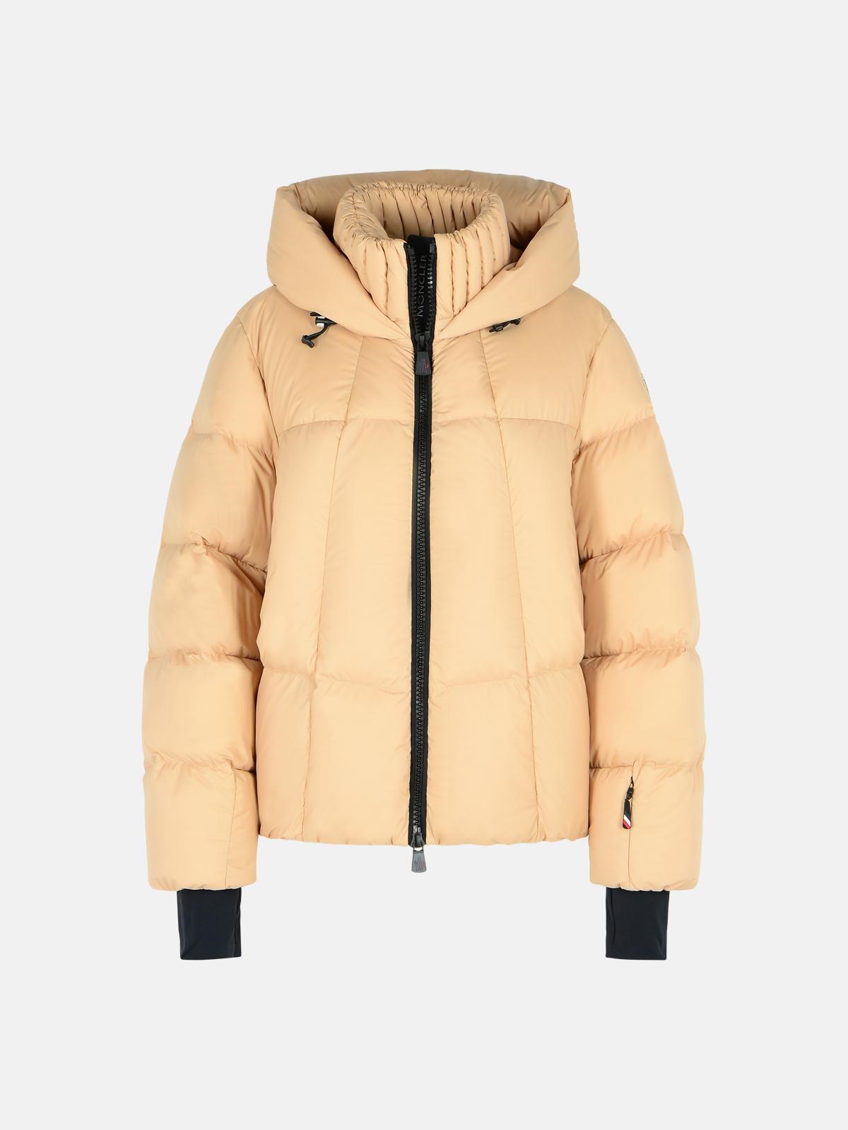 Moncler Bonnieure Ski Jacket Jackets Beige In Brown