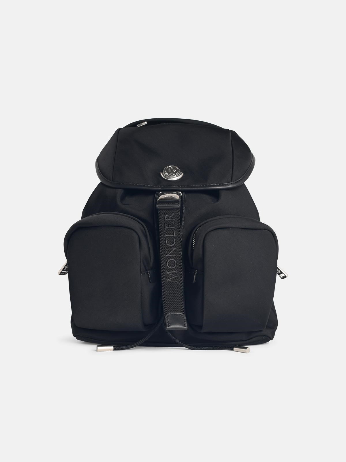 Moncler 'new Trick' Black Polyester Backpack In Black